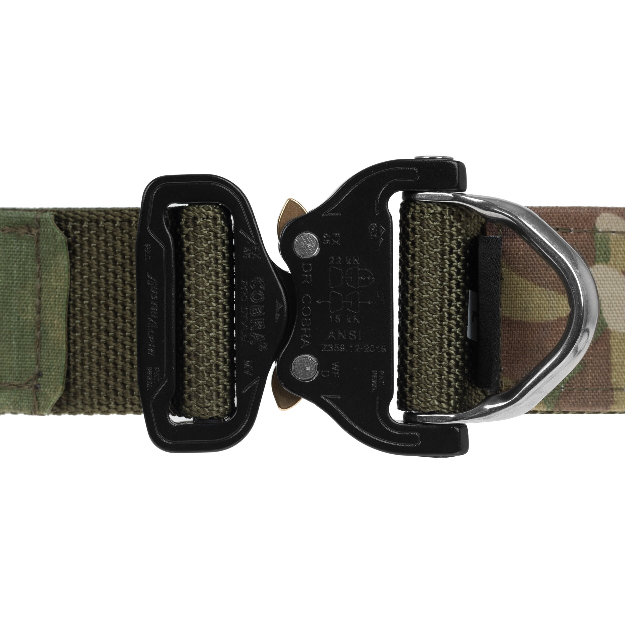 Combat Lab Cobra D-Ring MOLLE Tactical Belt - MultiCam