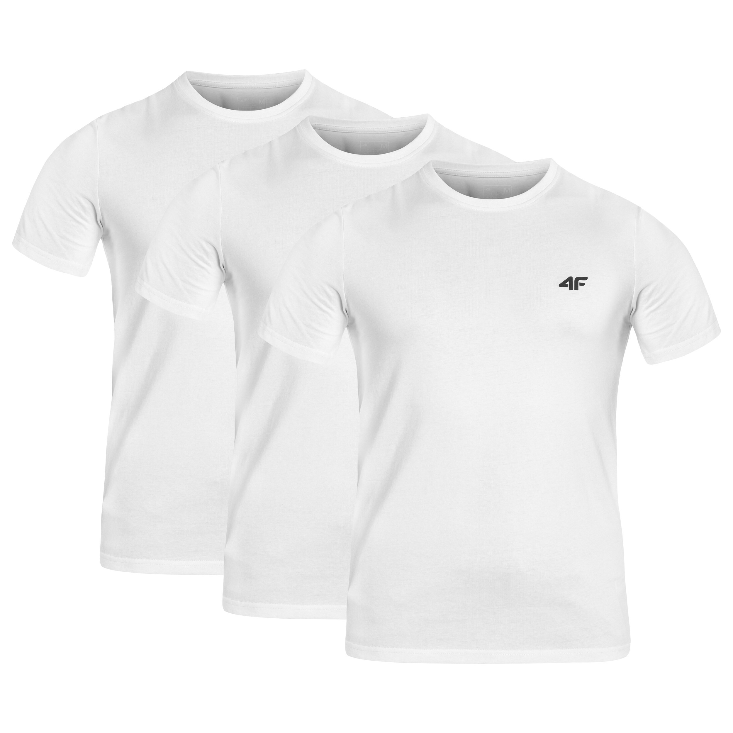 4F M1154 T-shirt White - 3 pcs.