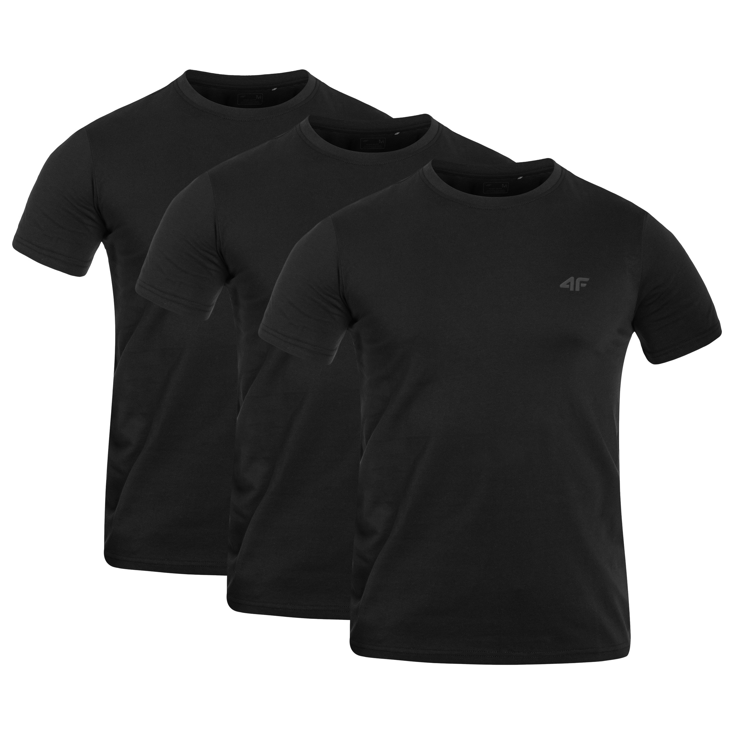 4F M1154 T-shirt Black - 3 pcs.