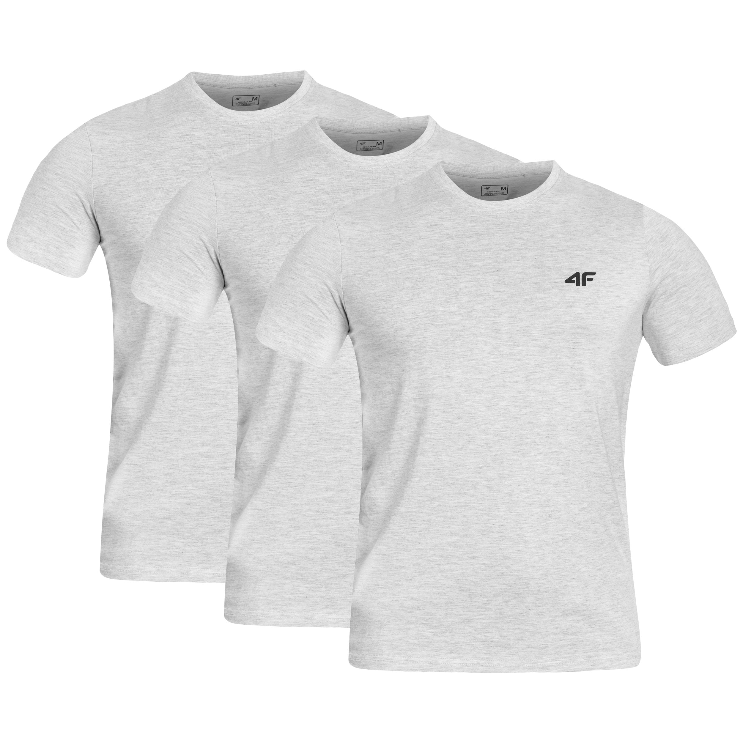 4F M1154 T-shirt Gray - 3 pcs.