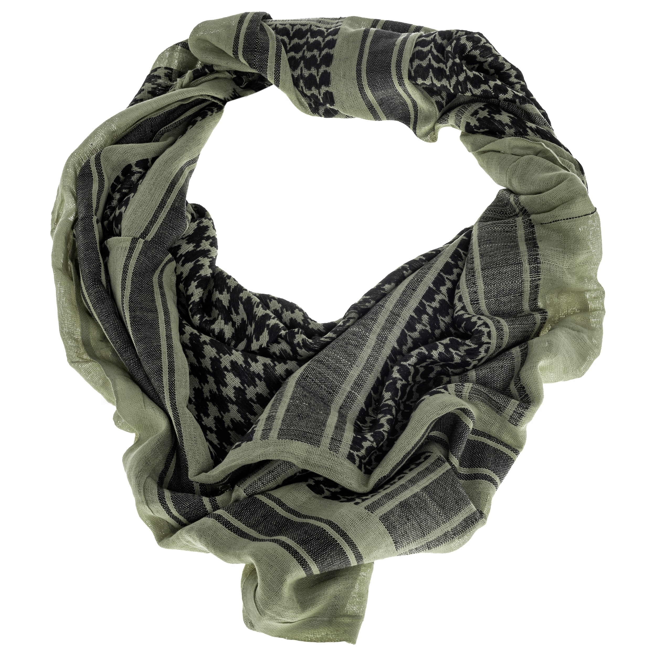 Mil-Tec Shemagh Protective Scarf - Olive/Black