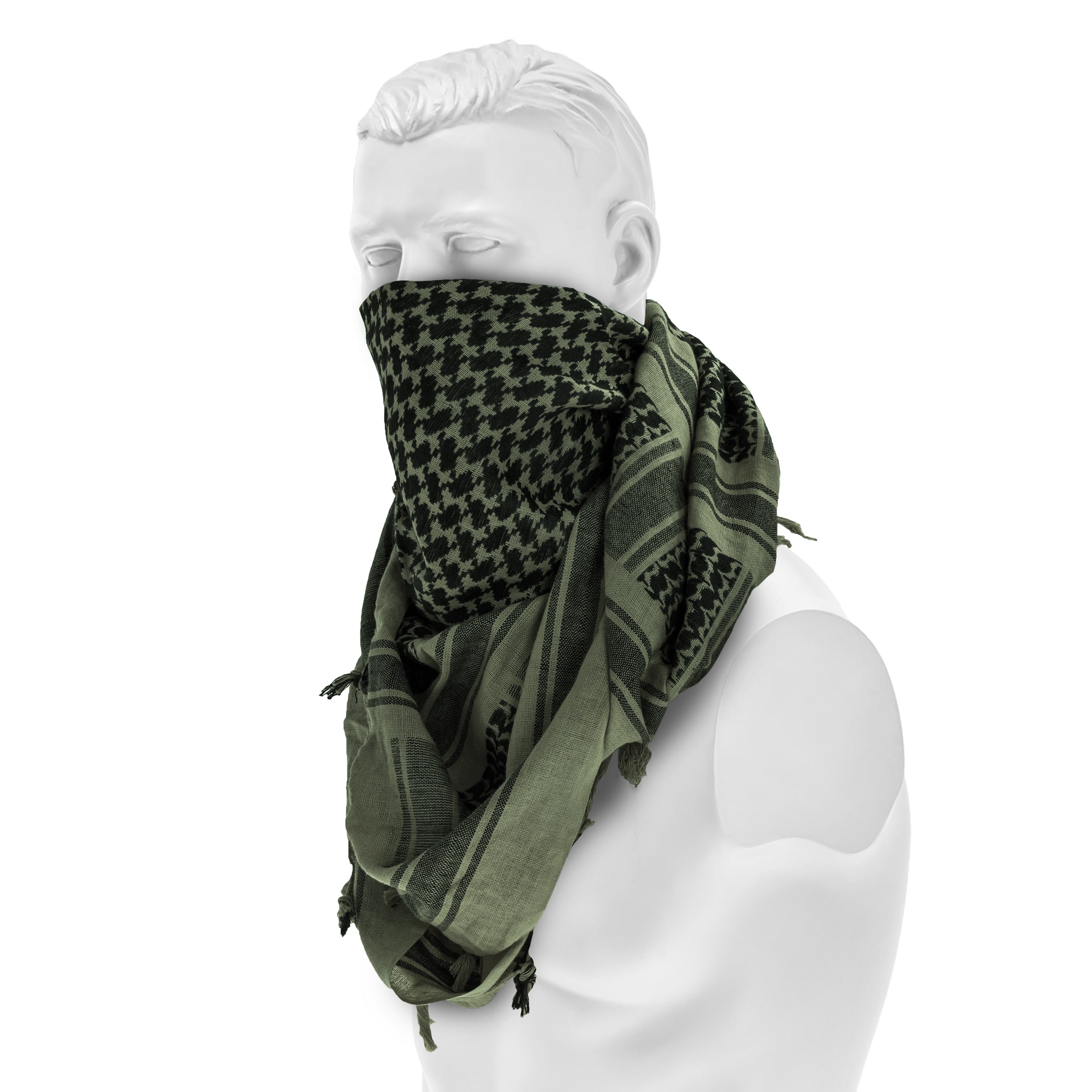 Mil-Tec Shemagh Protective Scarf - Olive/Black