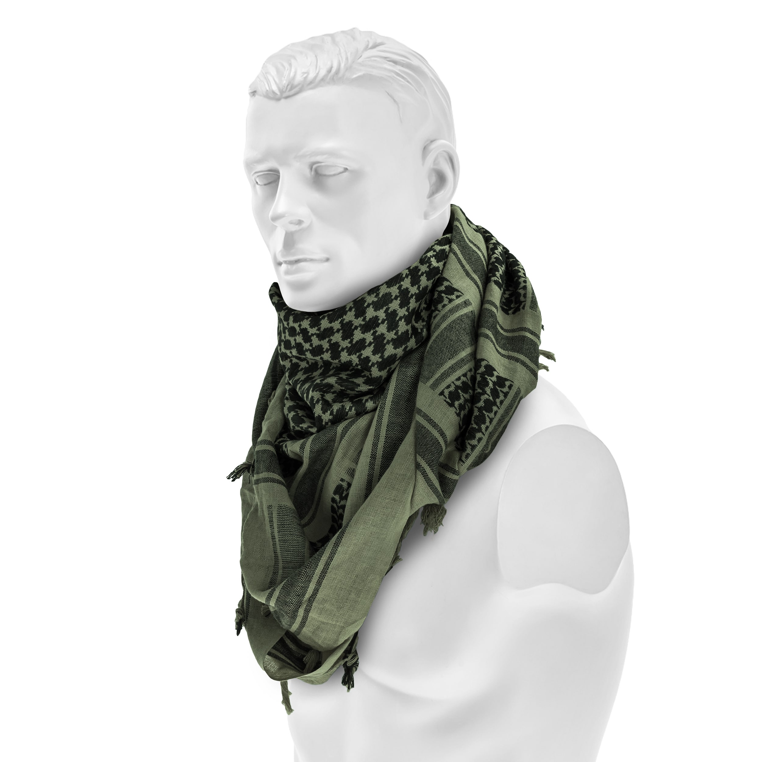 Mil-Tec Shemagh Protective Scarf - Olive/Black