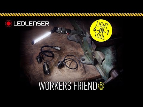 Ledlenser Workers Friend 4 in 1 Workshop Flashlight - 350 lumens