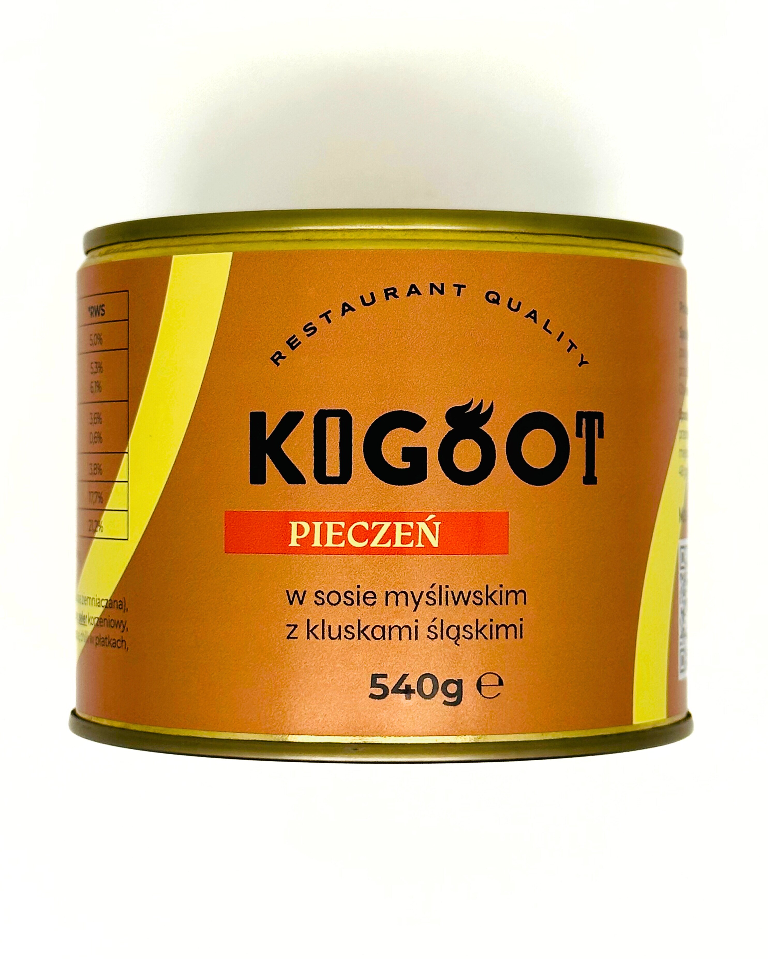 Kogoot Preserved Food - Roast meat in hunter's sauce with Silesian potato dumplings 540 g