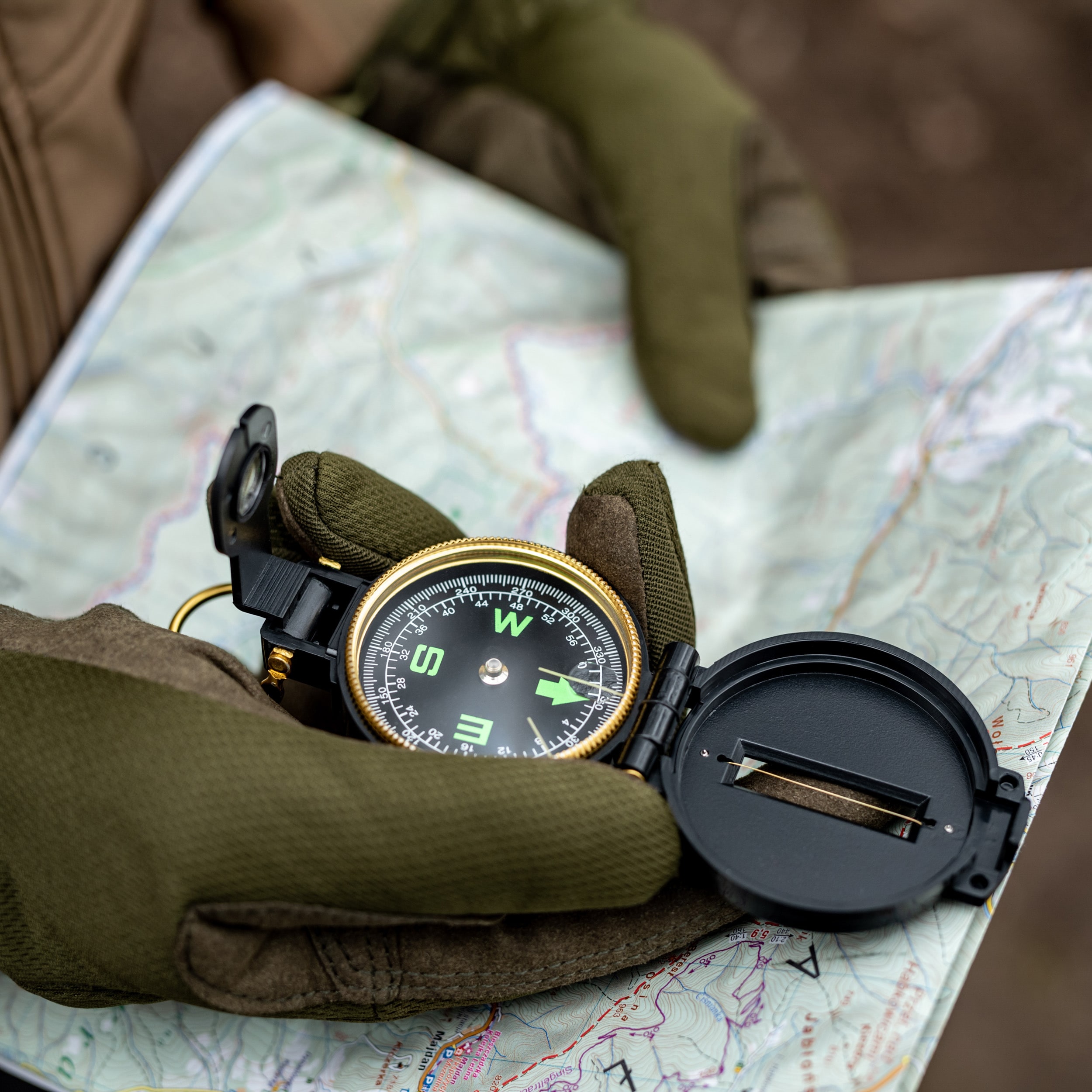 Mil-Tec Officer Compass - composite case