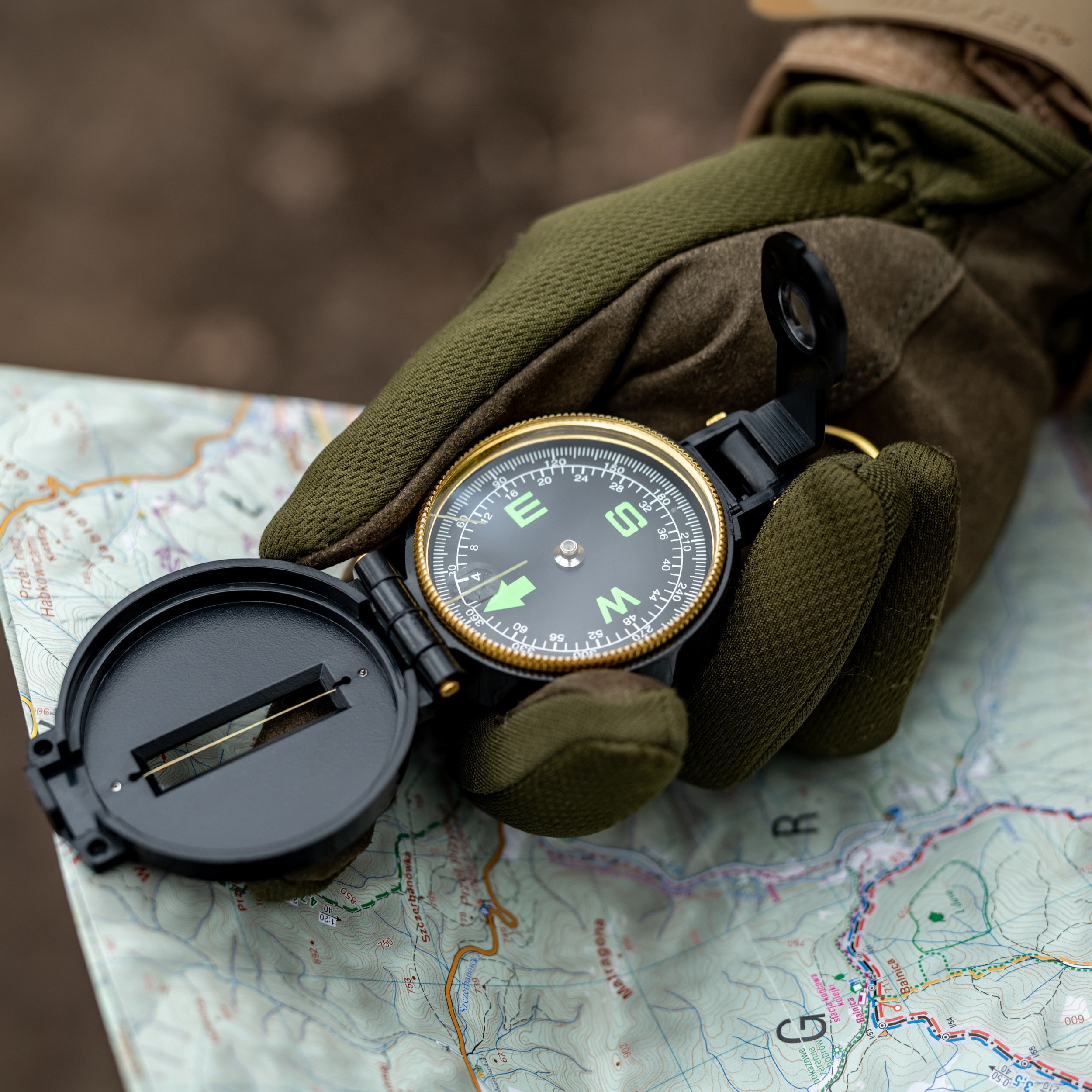 Mil-Tec Officer Compass - composite case