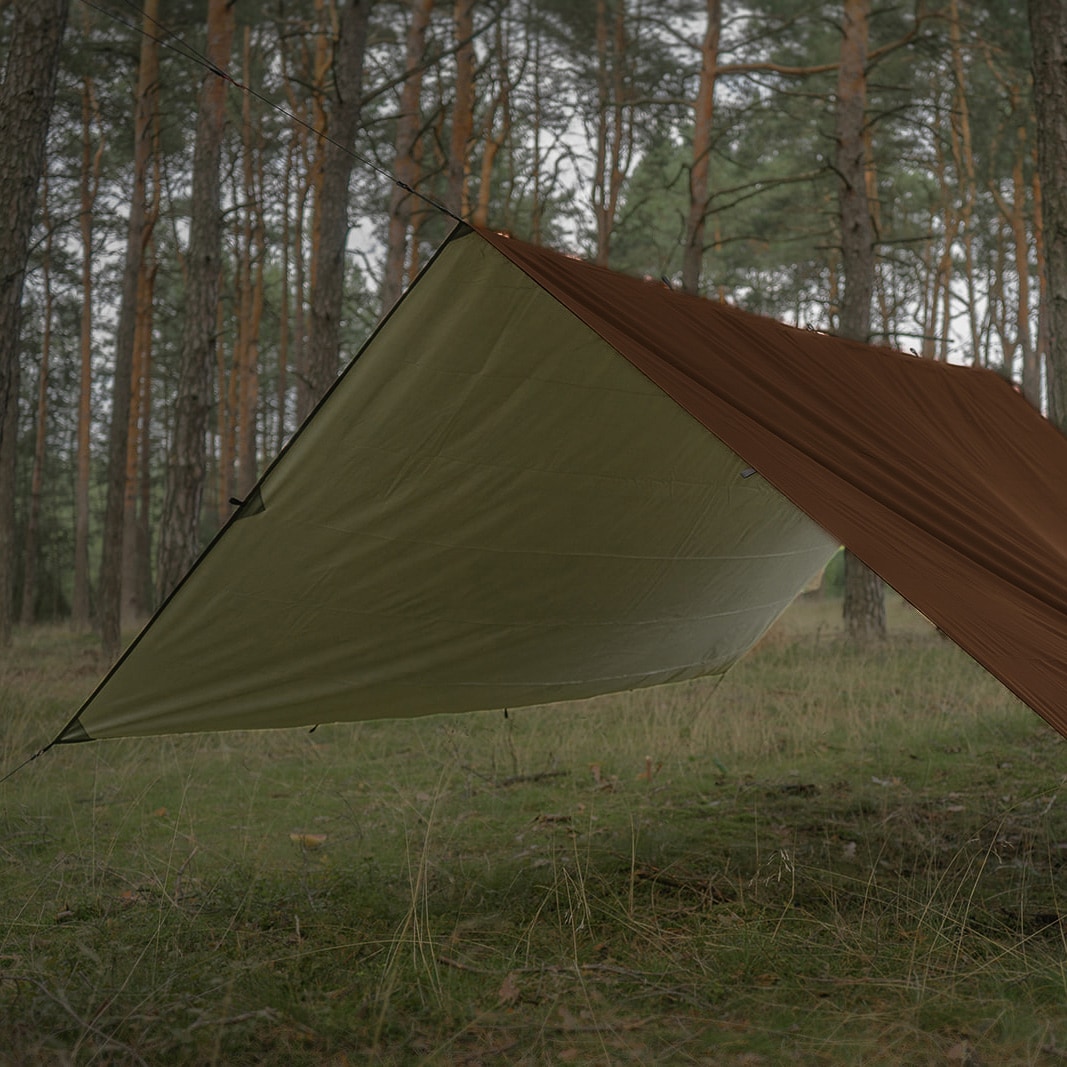 TigerWood Thermo Tarp Camping Tarp 3 x 4 m - Brown