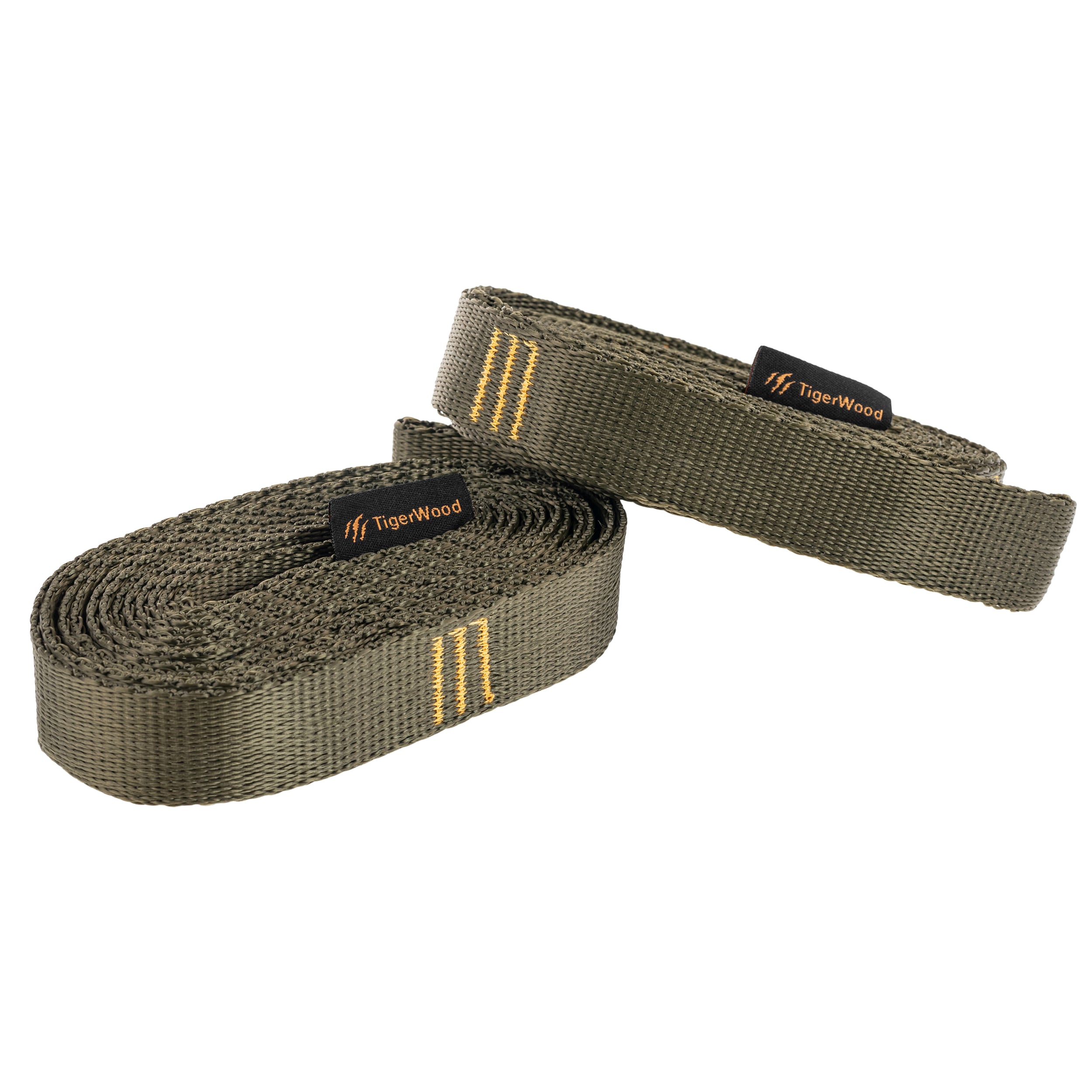 TigerWood Spider Link Hammock Mounting Straps - Olive