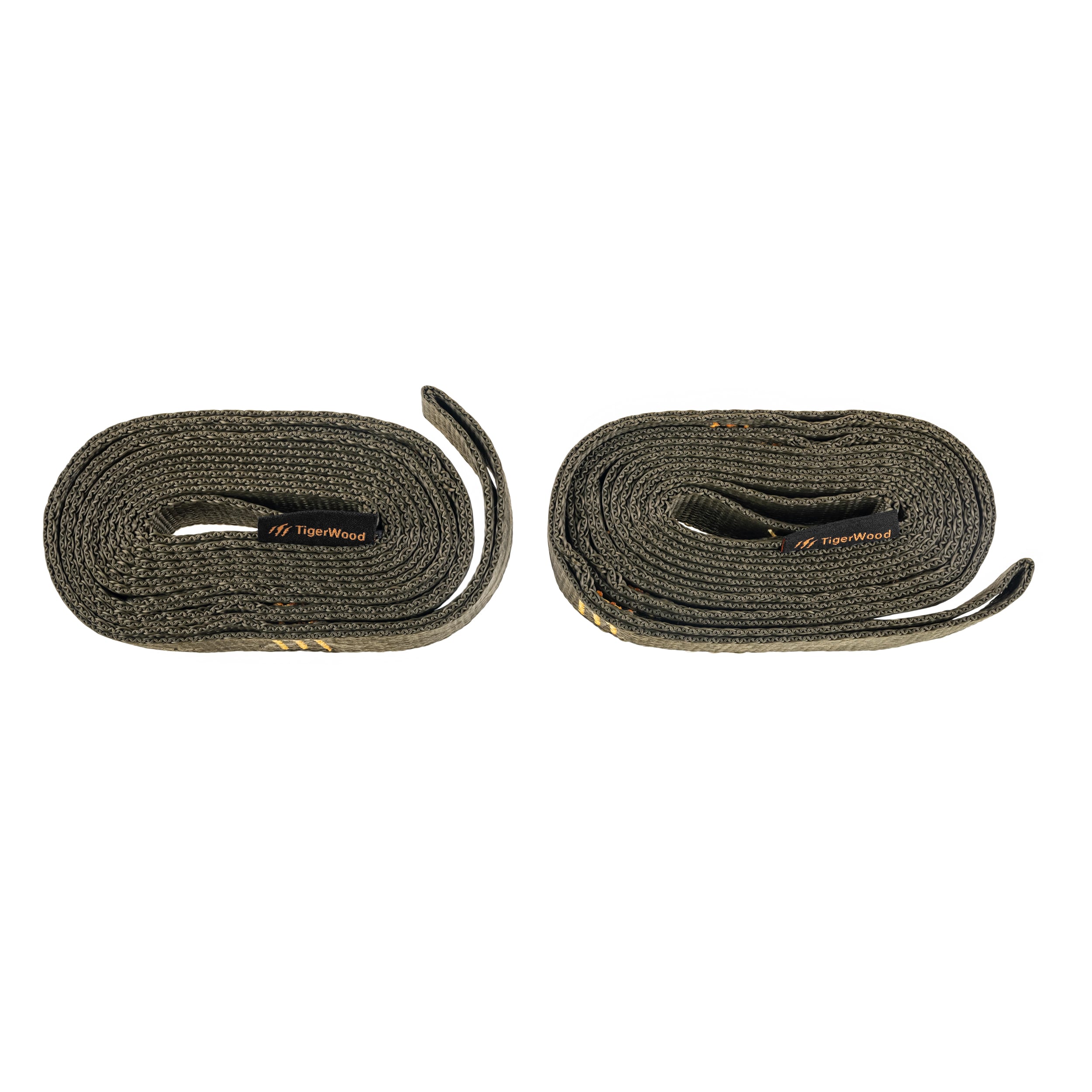 TigerWood Spider Link Hammock Mounting Straps - Olive