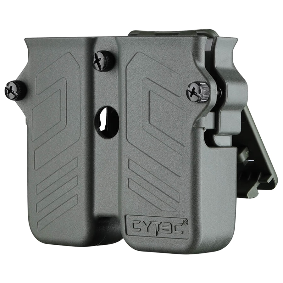 Cytac Universal Double Magazine Pouch Belt Clip - OD Green