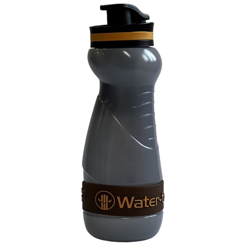 Water-to-Go Sugarcane Filter Bottle 550 ml - Carob Brown