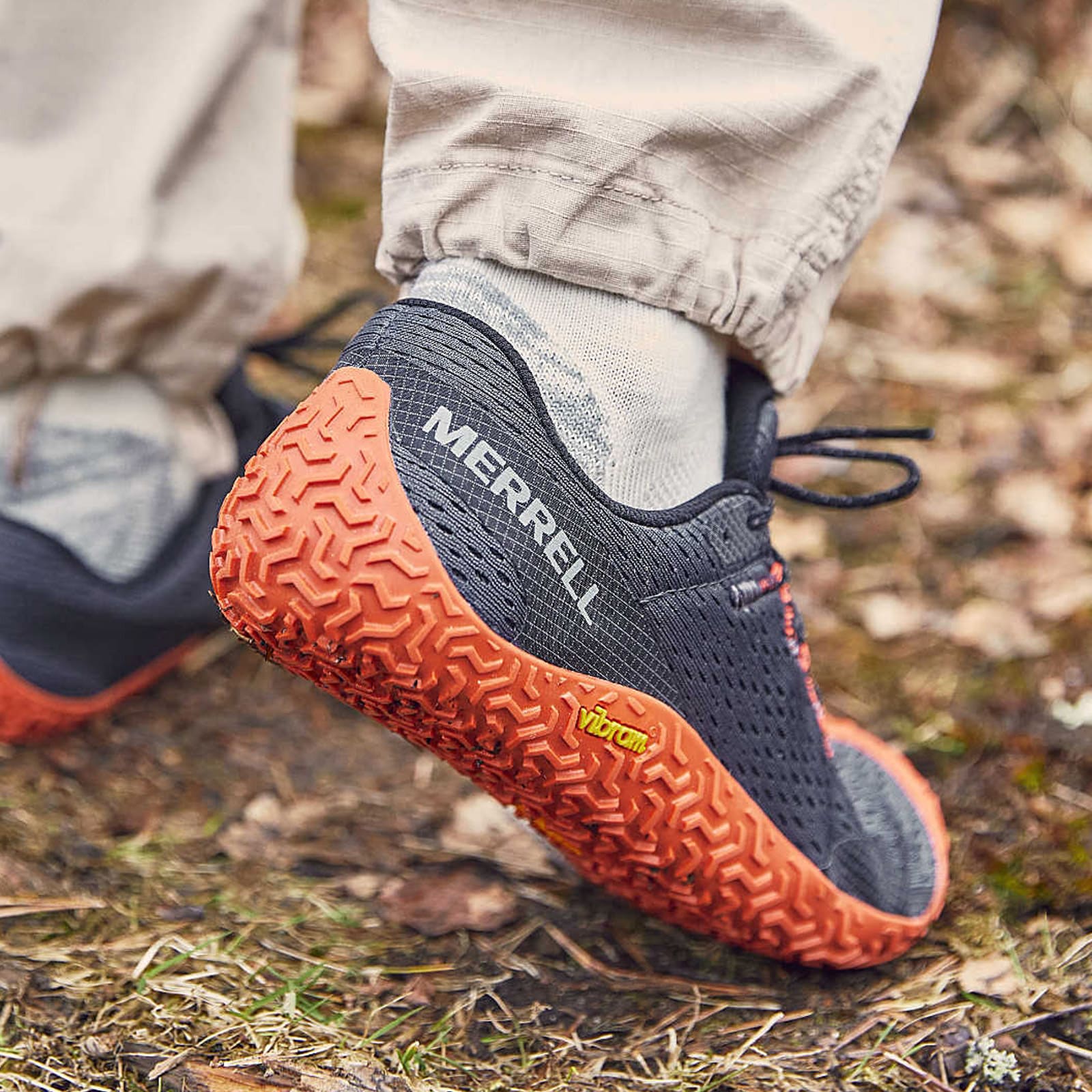 Merrell Vapor Glove 6 Shoes - Granite/Tangerine