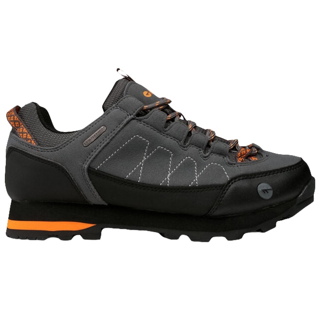 Hi-Tec Gelen II Low WP Shoes - Dark Grey/Black/Orange