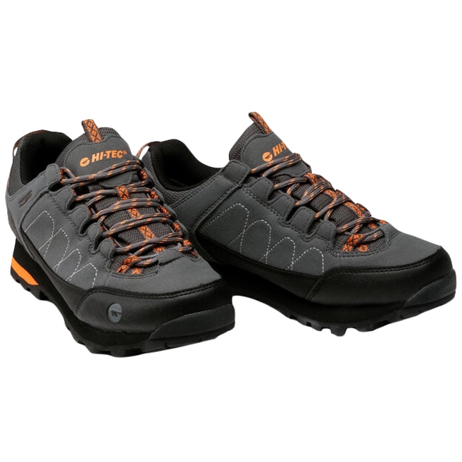 Hi-Tec Gelen II Low WP Shoes - Dark Grey/Black/Orange