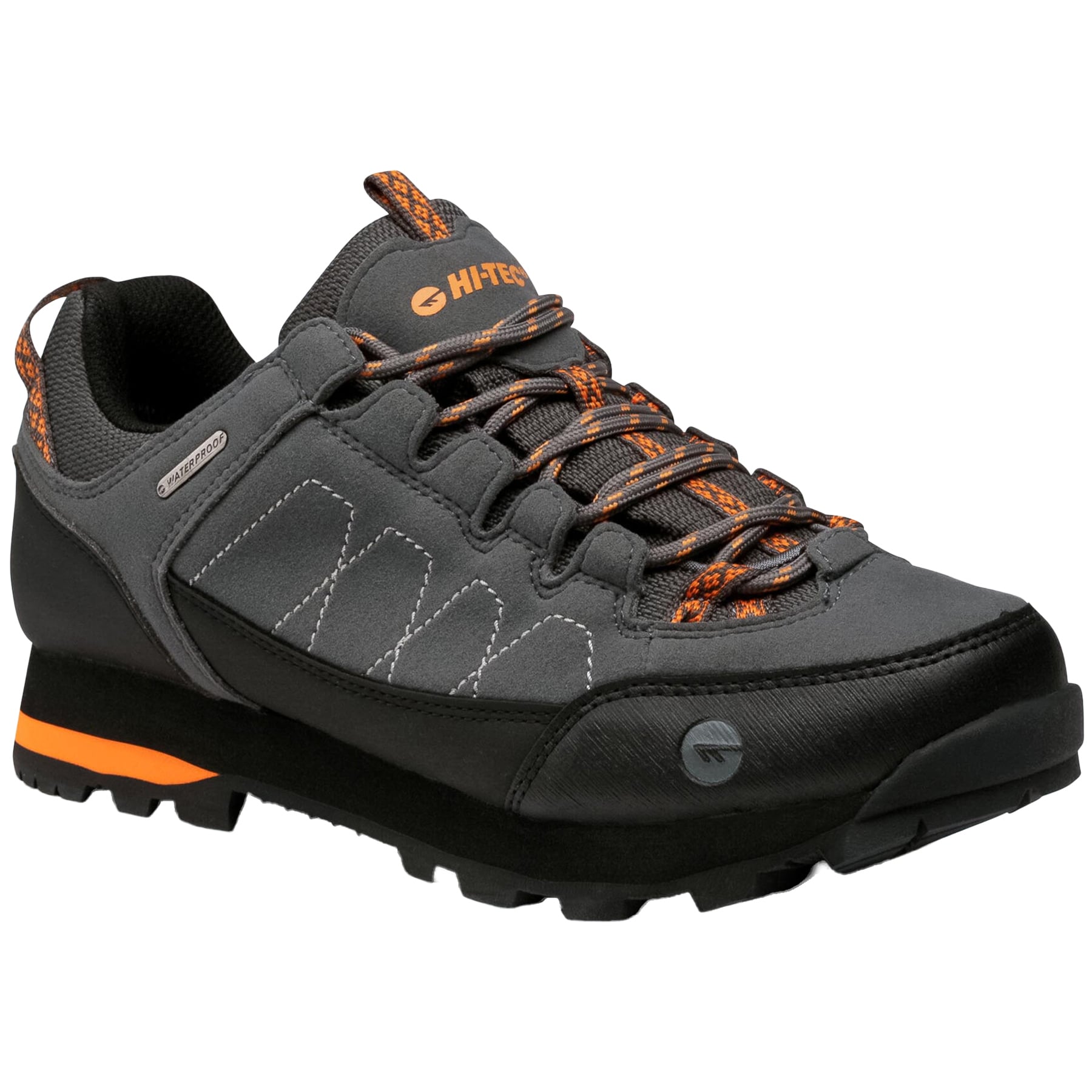 Hi-Tec Gelen II Low WP Shoes - Dark Grey/Black/Orange