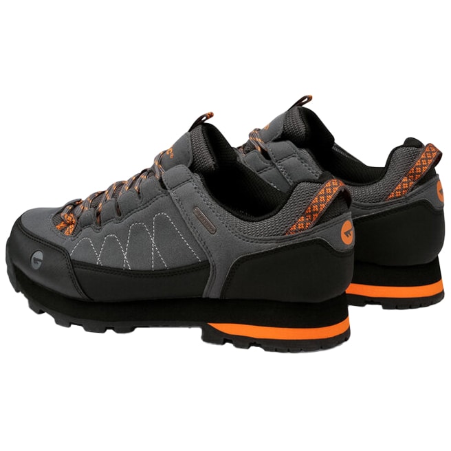 Hi-Tec Gelen II Low WP Shoes - Dark Grey/Black/Orange