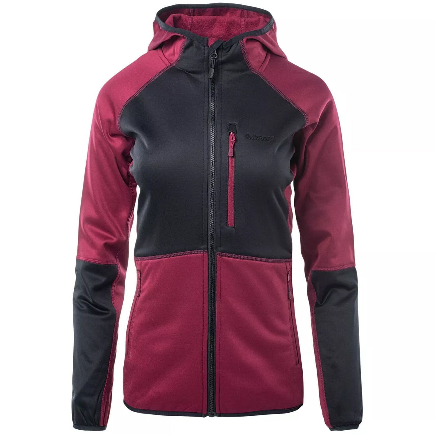 Hi-Tec Lady Camila Women's Fleece - Beet Red/Anthracite