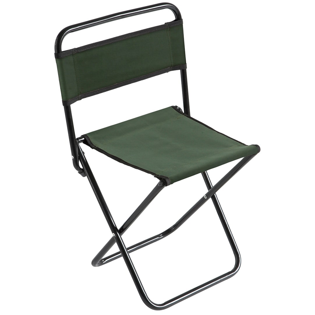 Mikado 004 Folding Travel Chair with Backrest - Green