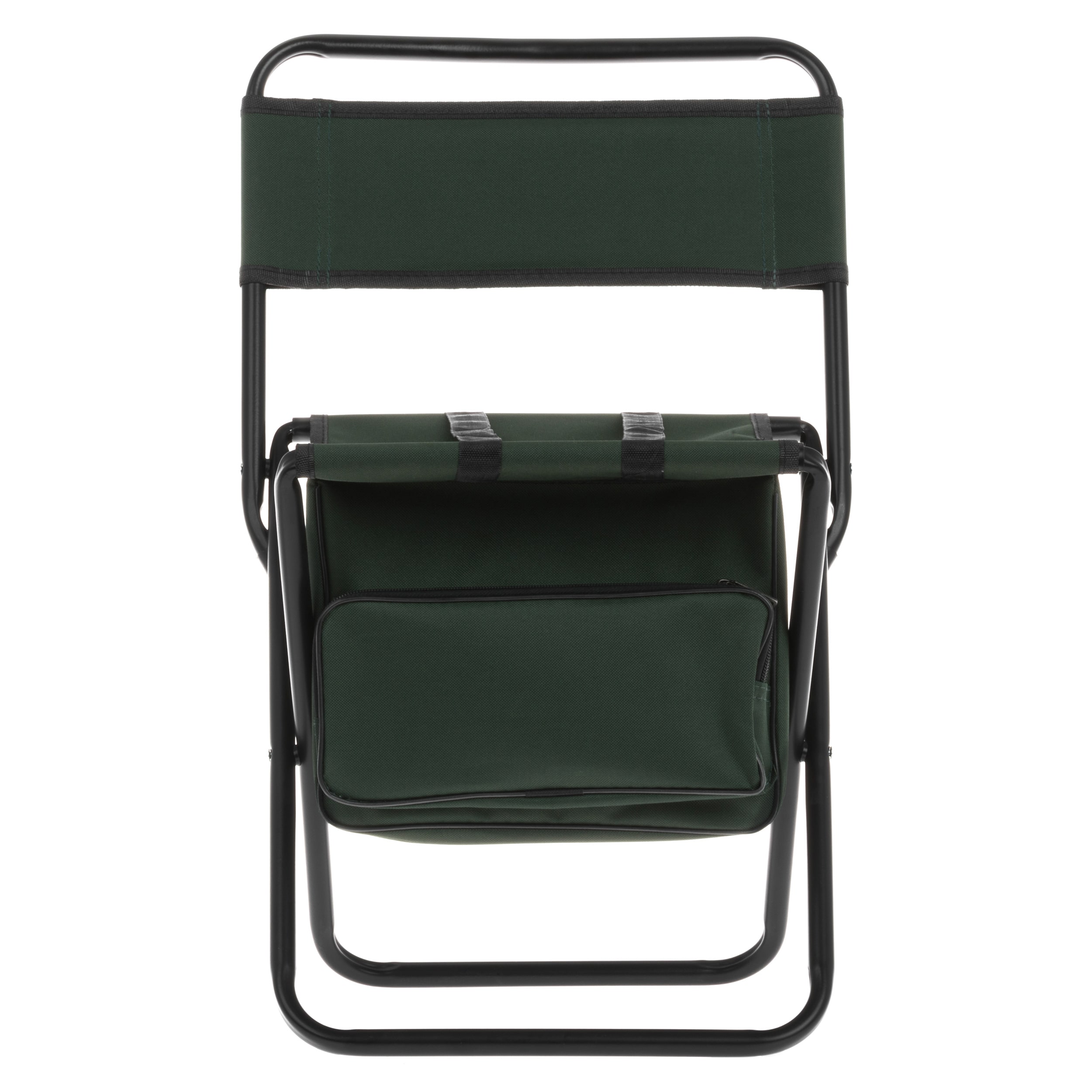 Mikado Folding Travel Chair with backrest and bag - Green