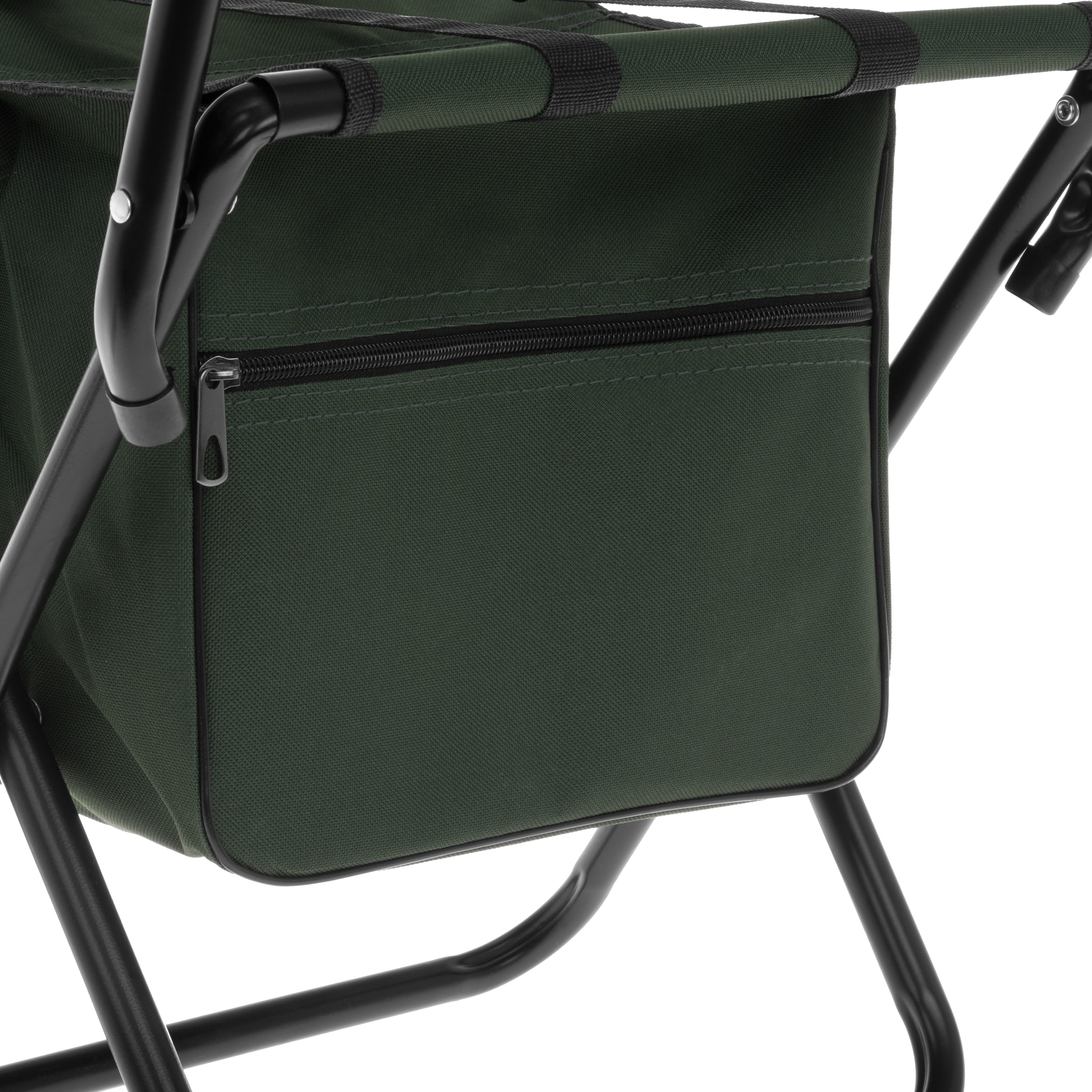 Mikado Folding Travel Chair with backrest and bag - Green