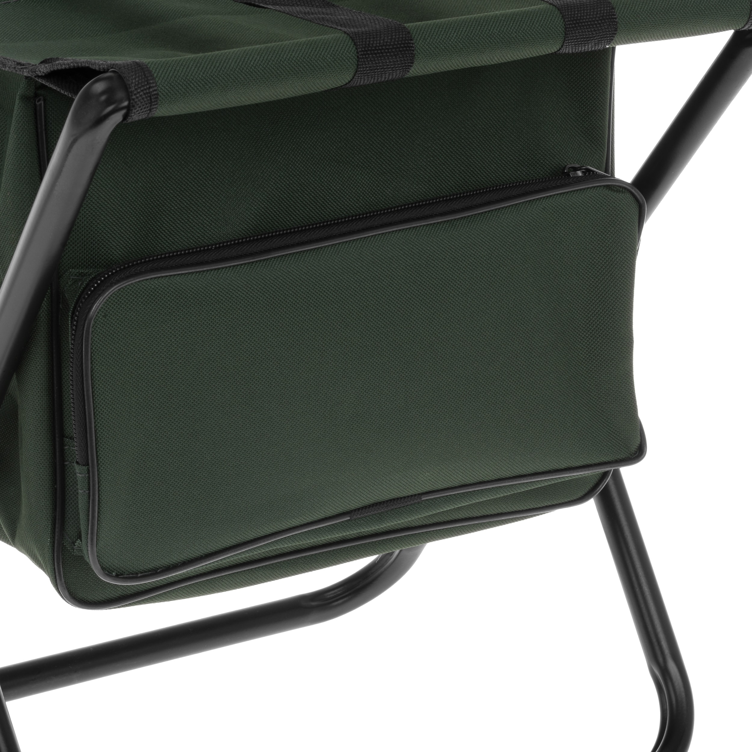 Mikado Folding Travel Chair with backrest and bag - Green