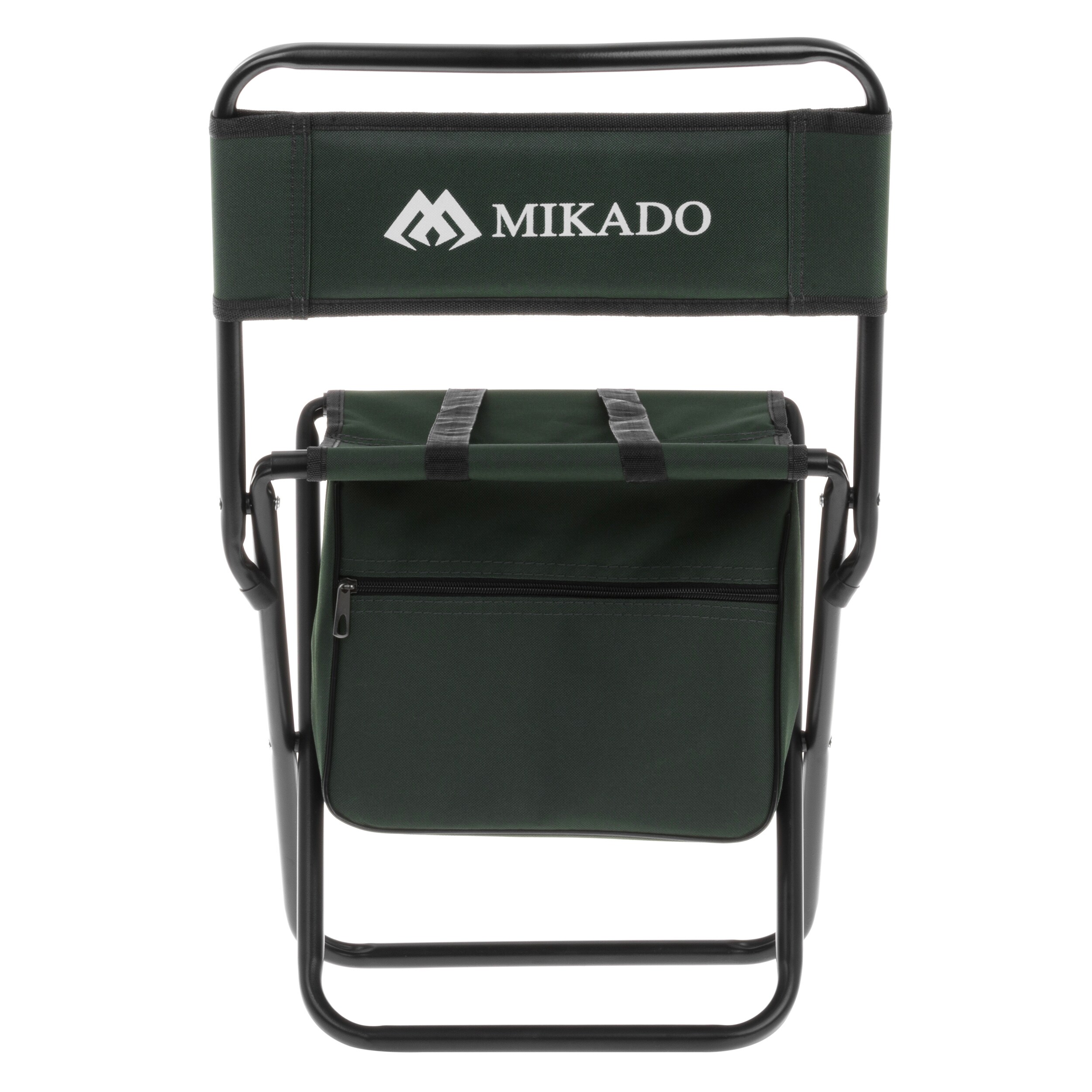 Mikado Folding Travel Chair with backrest and bag - Green