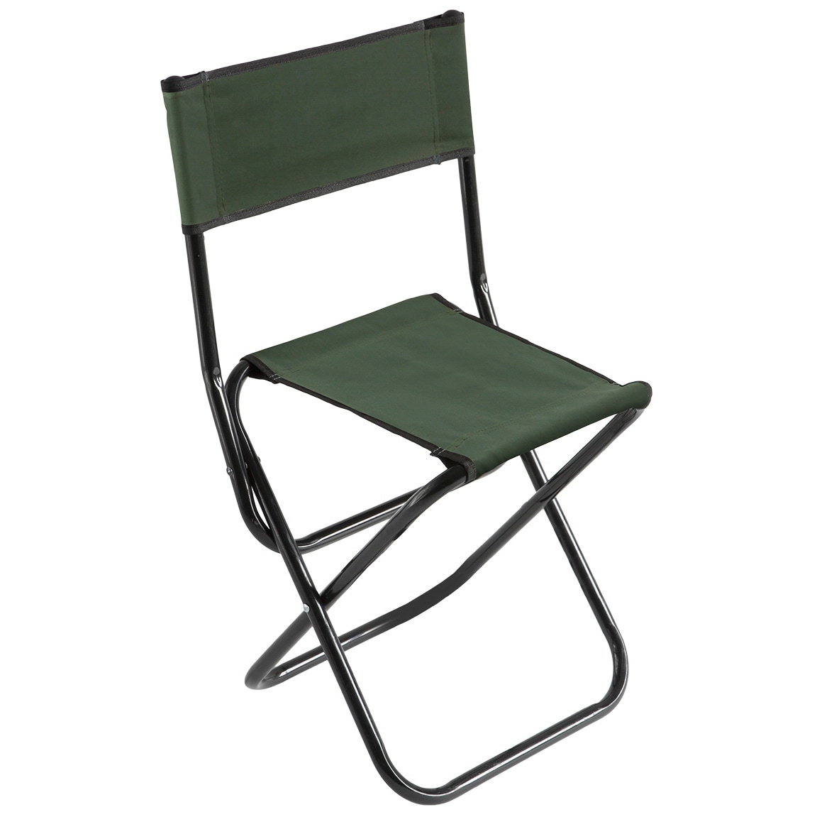 Mikado Folding Travel Chair with Backrest - Green