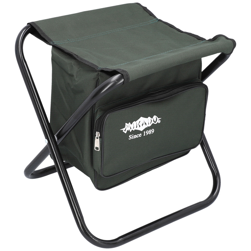 Mikado Folding Travel Chair with Bag (max. 100 kg) - Green