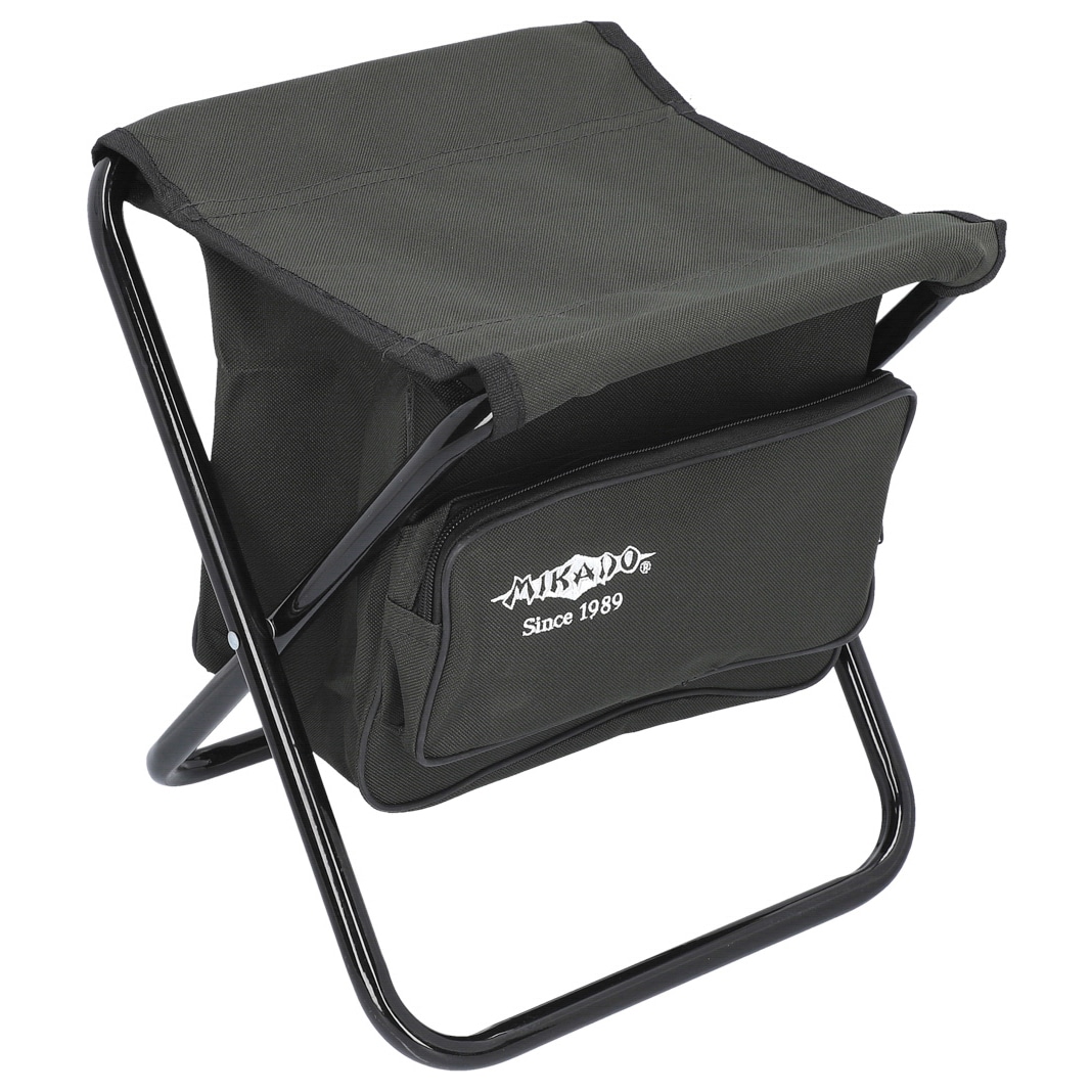 Mikado Folding Travel Chair with Bag (max. 80 kg) - Green