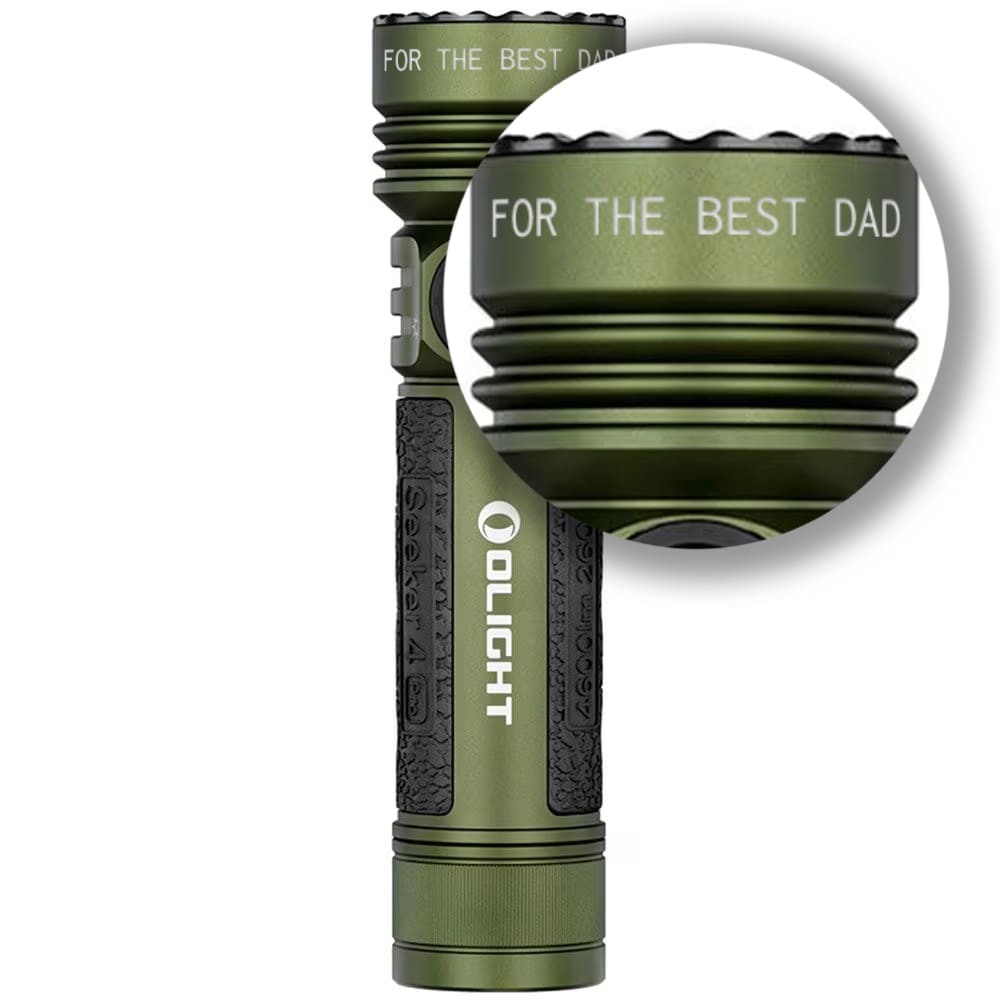 Olight Seeker 4 Pro Cool White OD Green Tactical-Search Flashlight - 4600 lumens