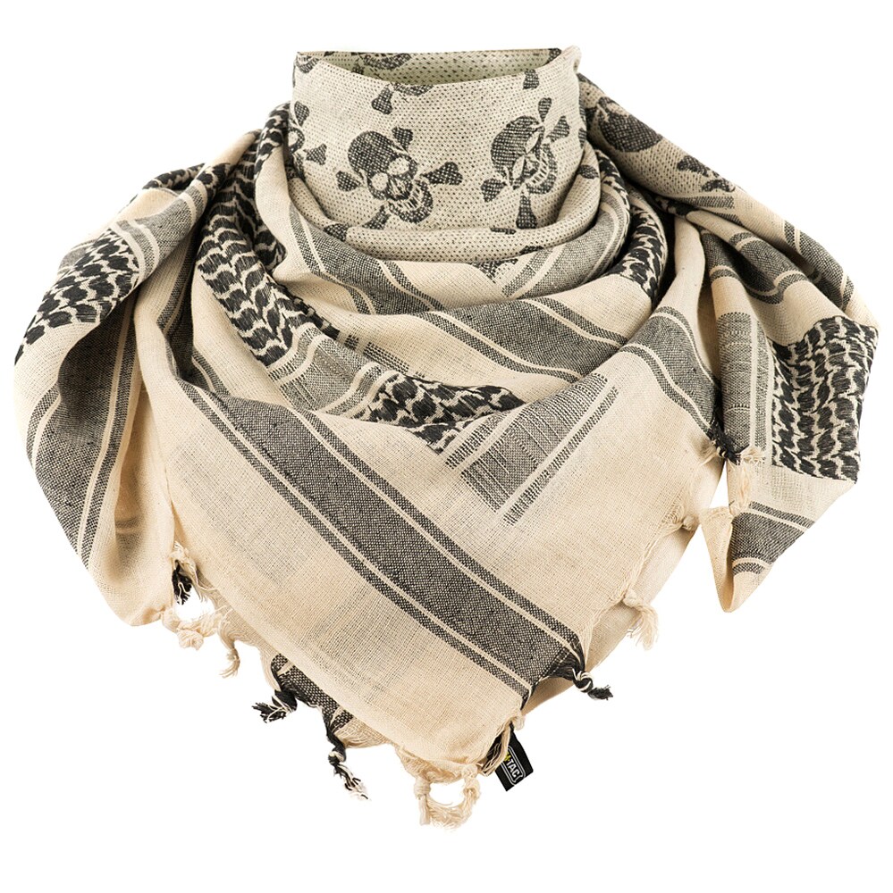 M-Tac Shemagh Pirate Skull Protective Scarf - Coyote/Black