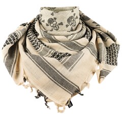 M-Tac Shemagh Pirate Skull Protective Scarf - Coyote/Black