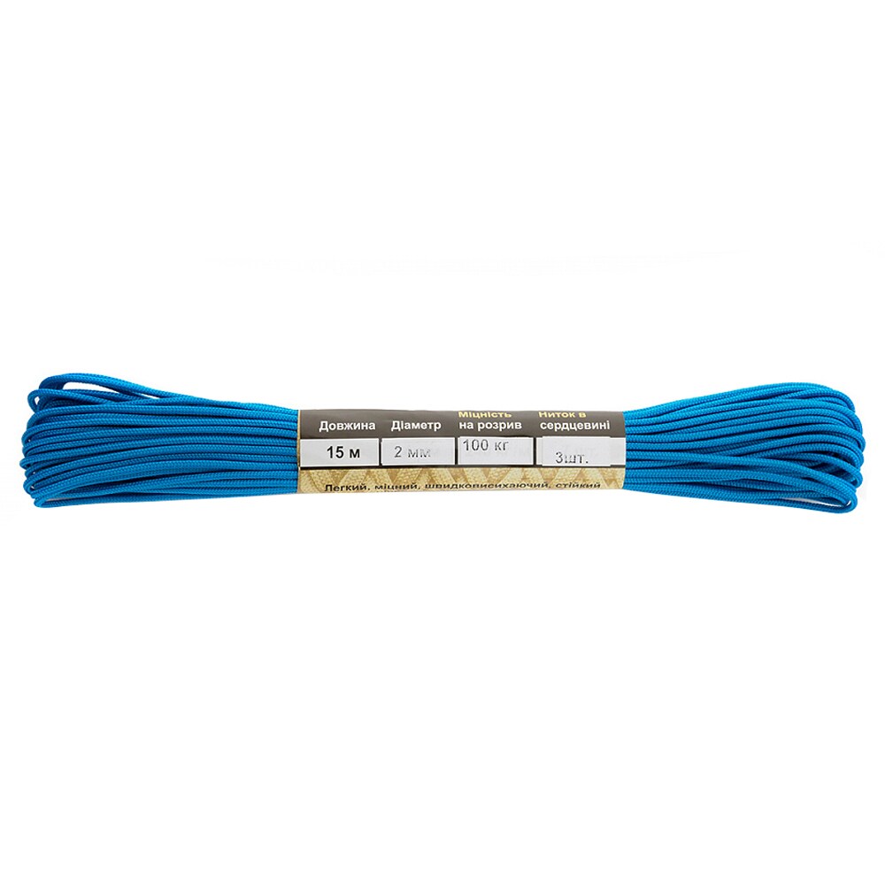 M-Tac Minicord Parachute Cord 15 m - Blue