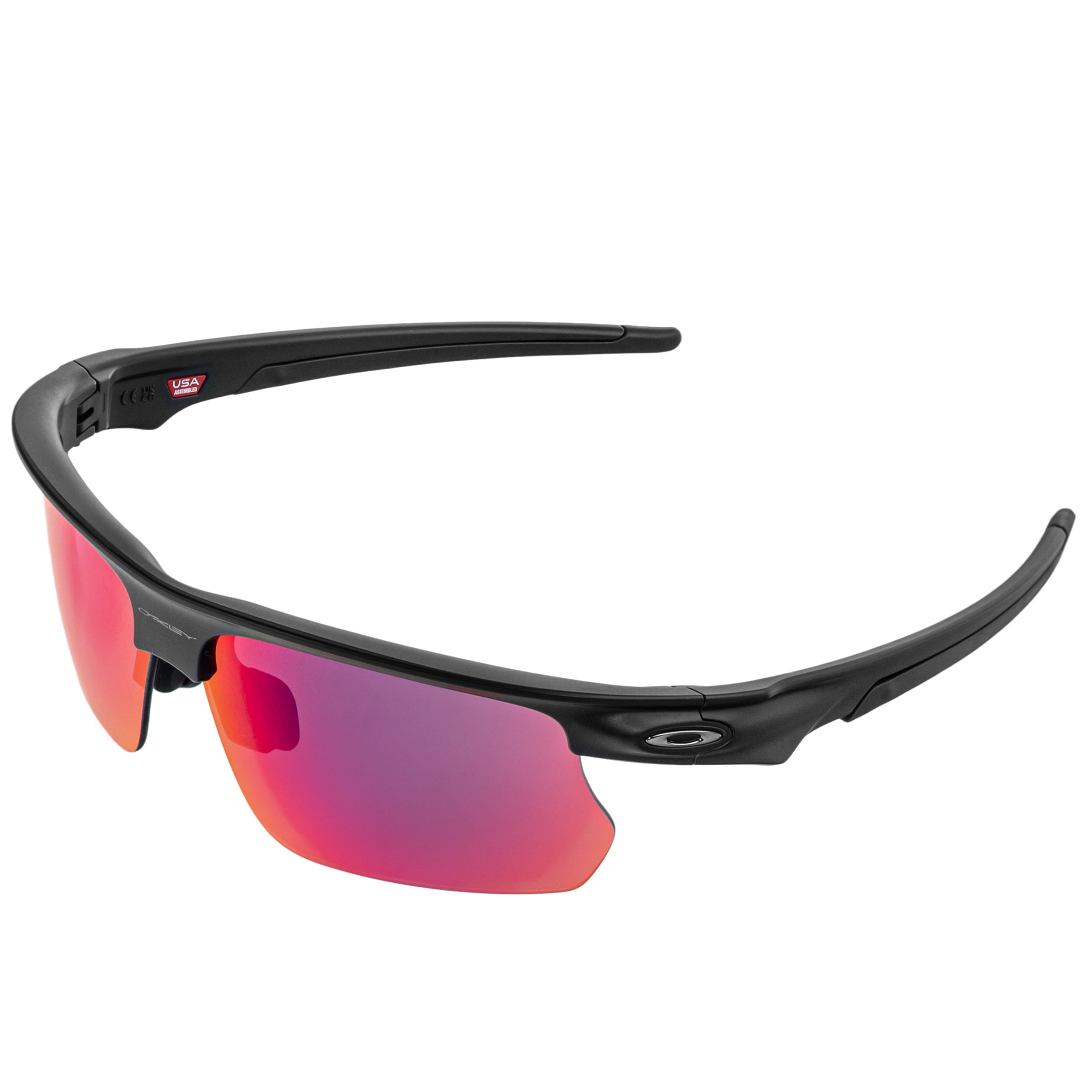 Oakley BiSphaera Sunglasses - Matte Black/Pizm Road