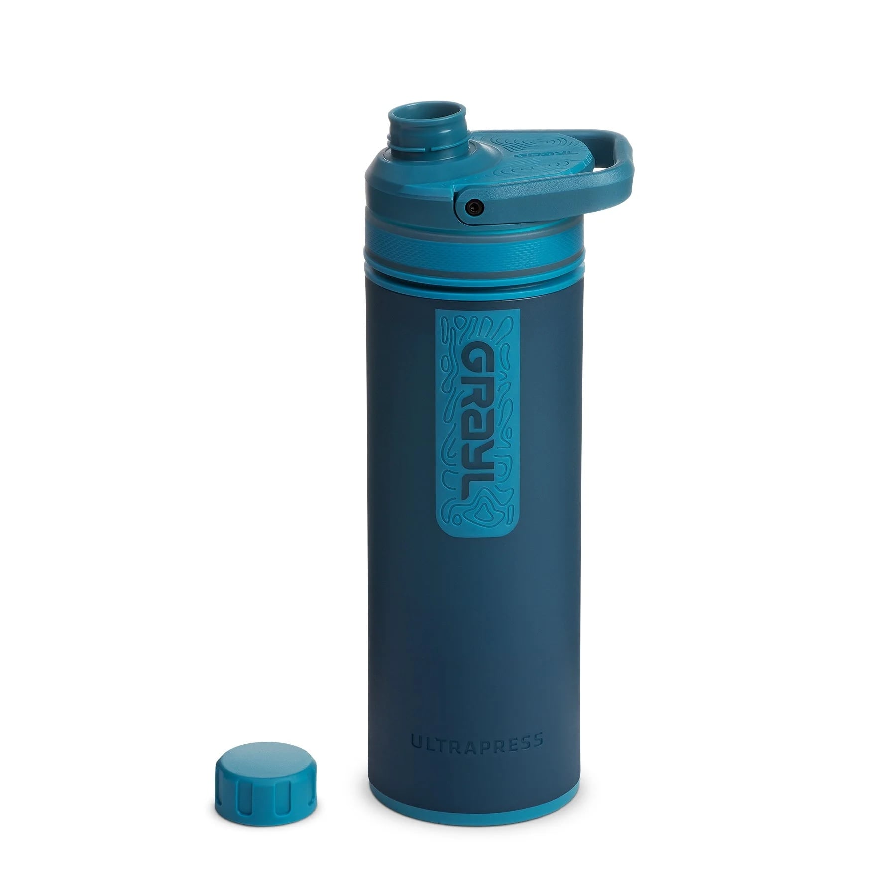 Grayl UltraPress Filter Bottle 500 ml - Forest Blue