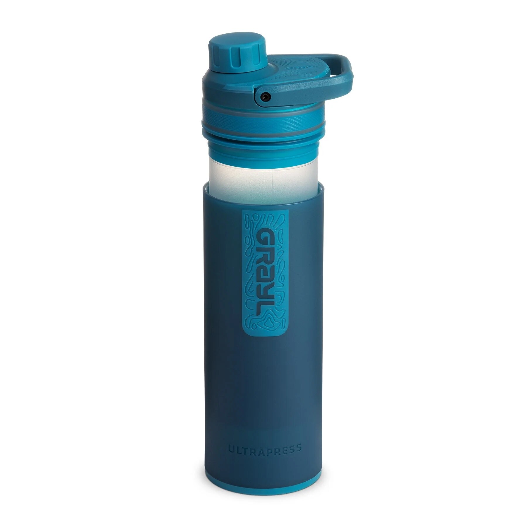 Grayl UltraPress Filter Bottle 500 ml - Forest Blue