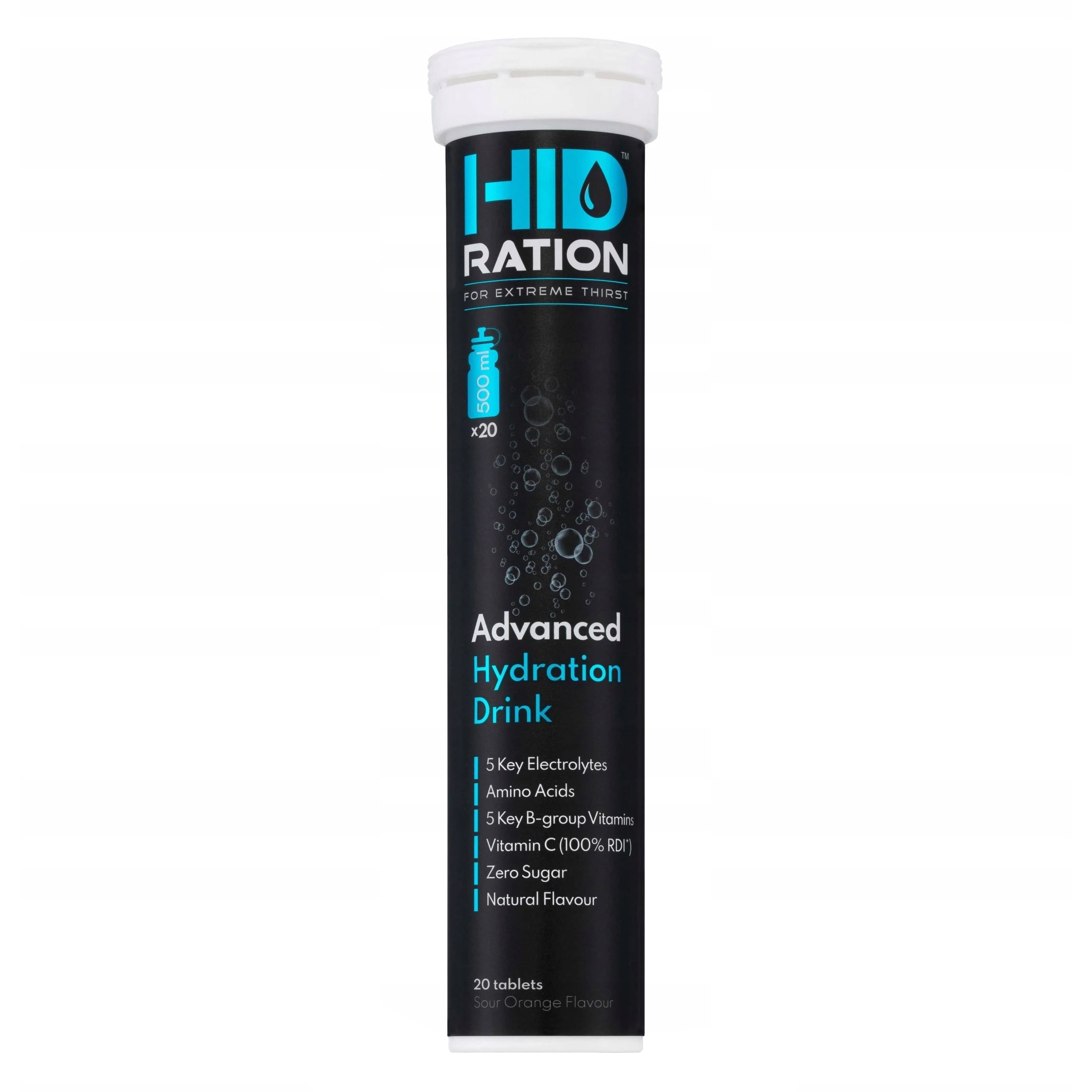 Hid-Ration Hypotonic Dietary Supplement - 20 effervescent tablets