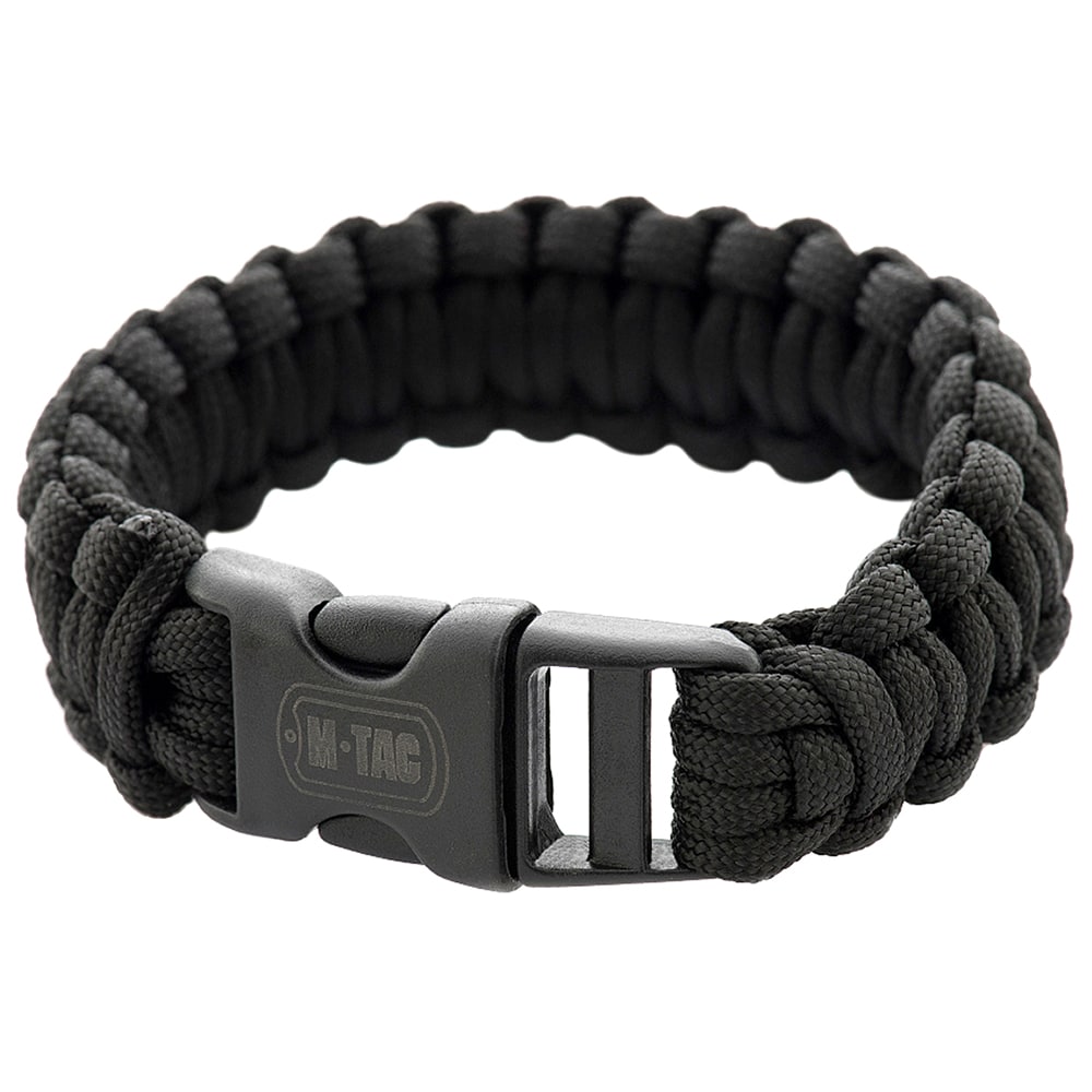 M-Tac Buckle Paracord Bracelet - Black
