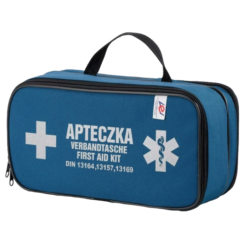 IEI Car First Aid Kit with equipment - Blue