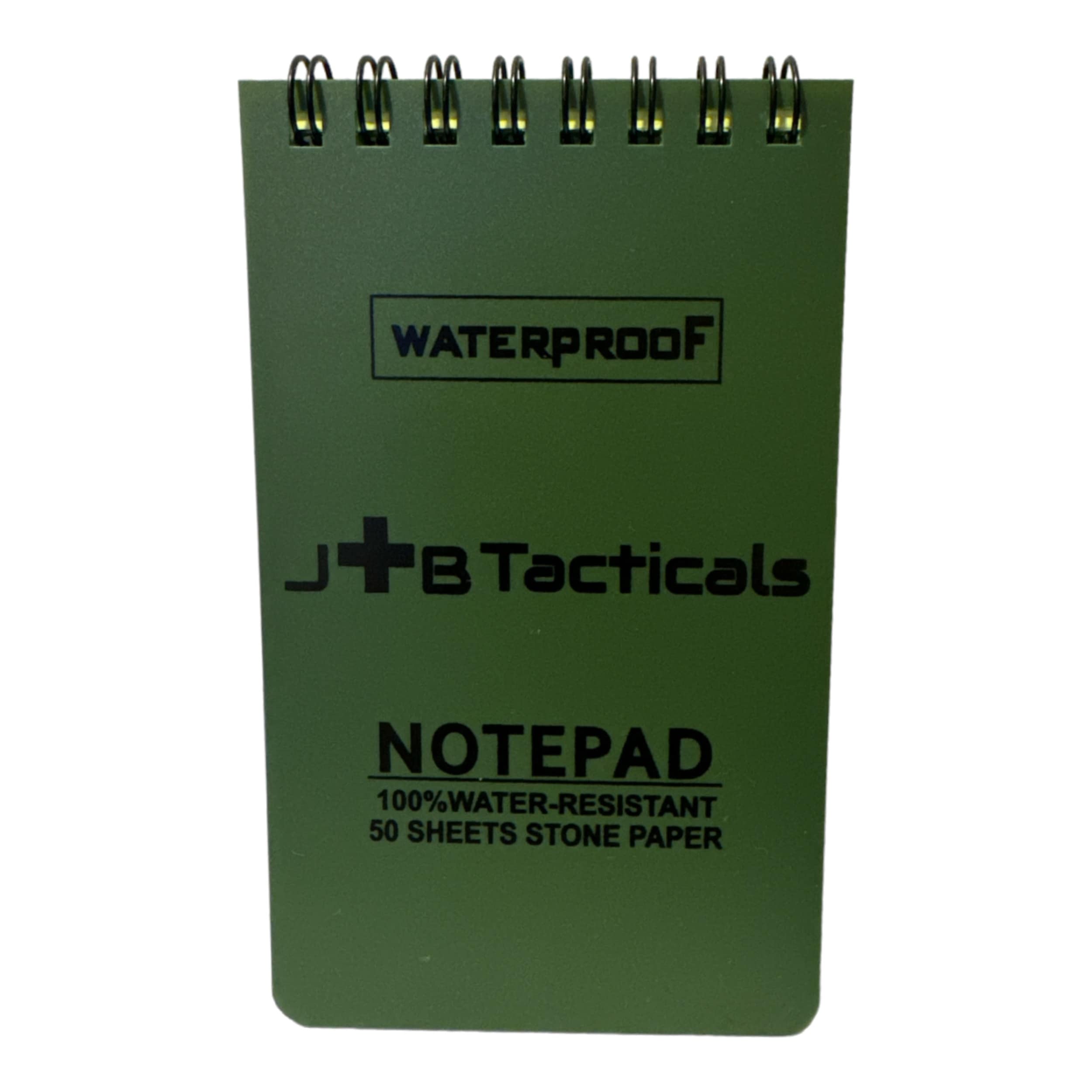 JB Tacticals Waterproof Notebook 13 x 7.5 cm