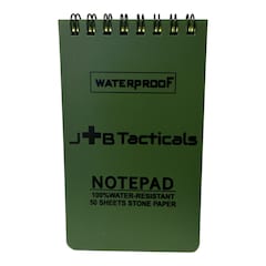 JB Tacticals Waterproof Notebook 13 x 7.5 cm