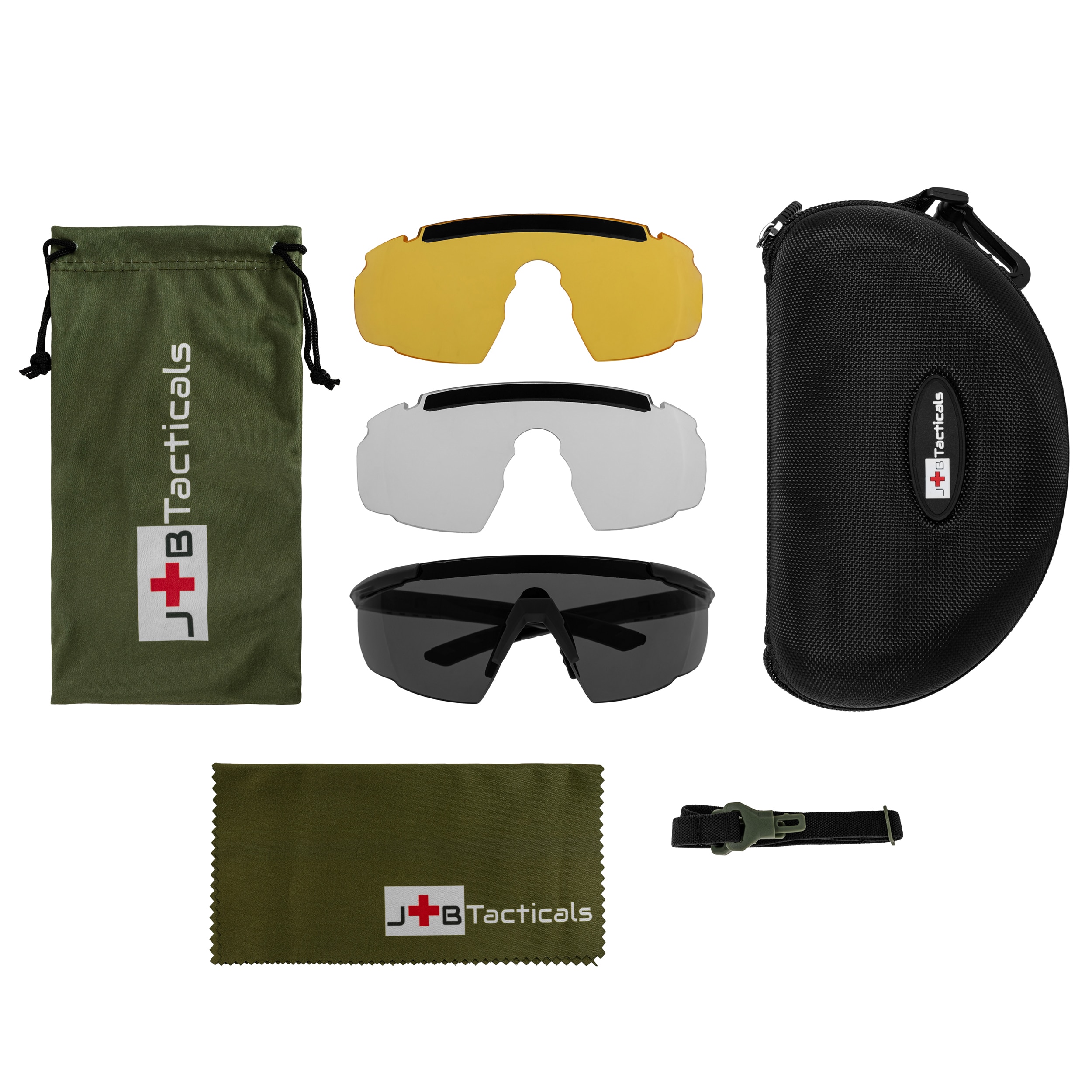 JB Tacticals JB-03 Tactical Glasses - Forest