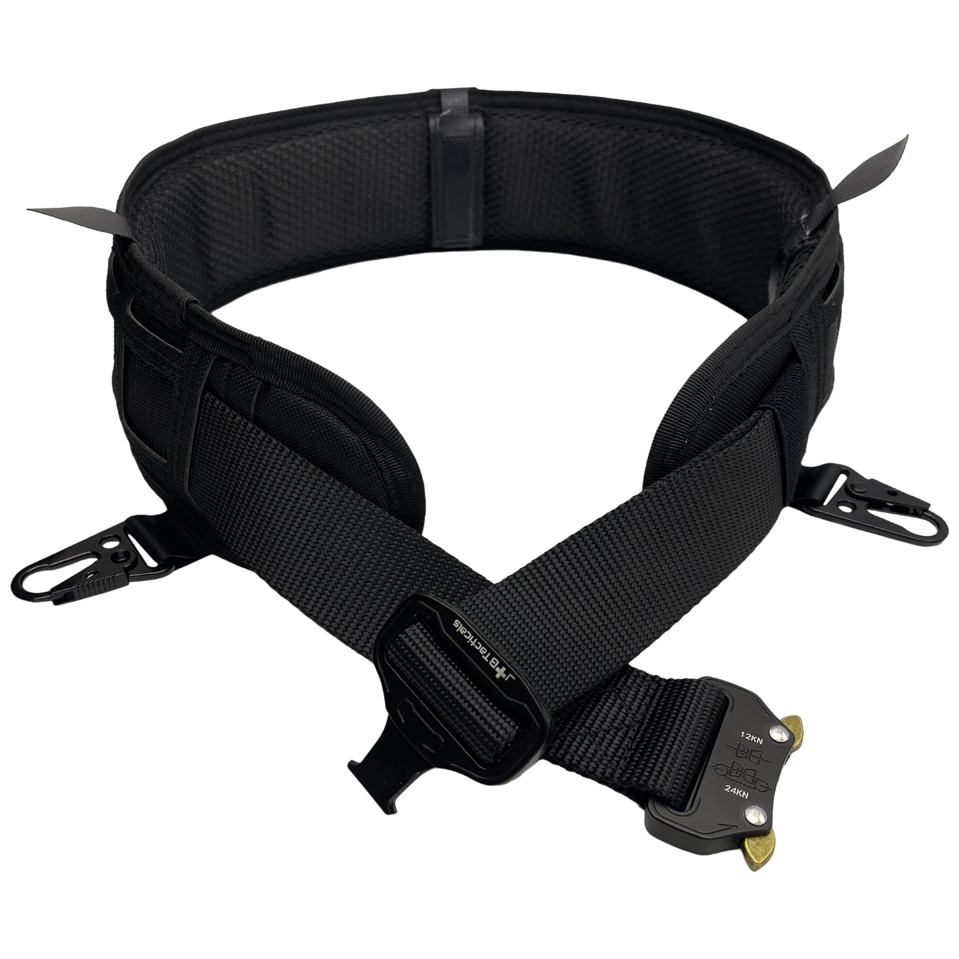 JB Tacticals MOLLE Laser Cut Shooting Belt - Black