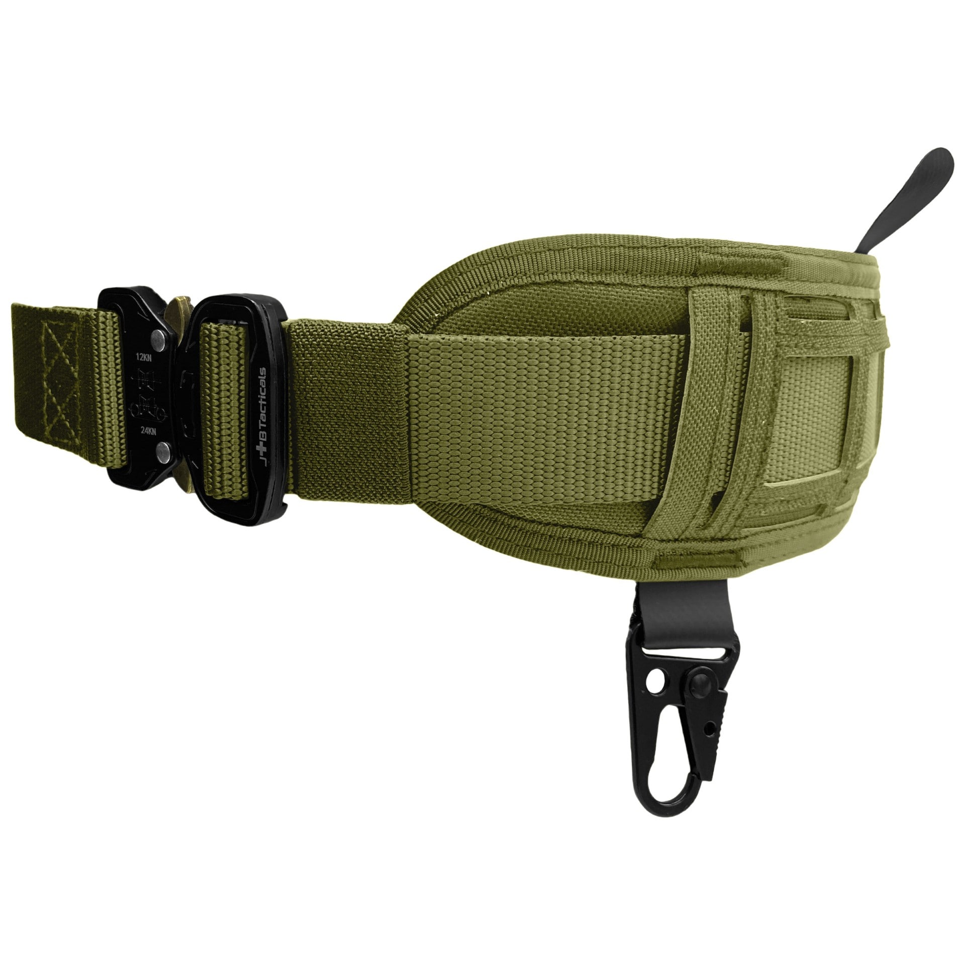 JB Tacticals MOLLE Laser Cut Shooting Belt - Green