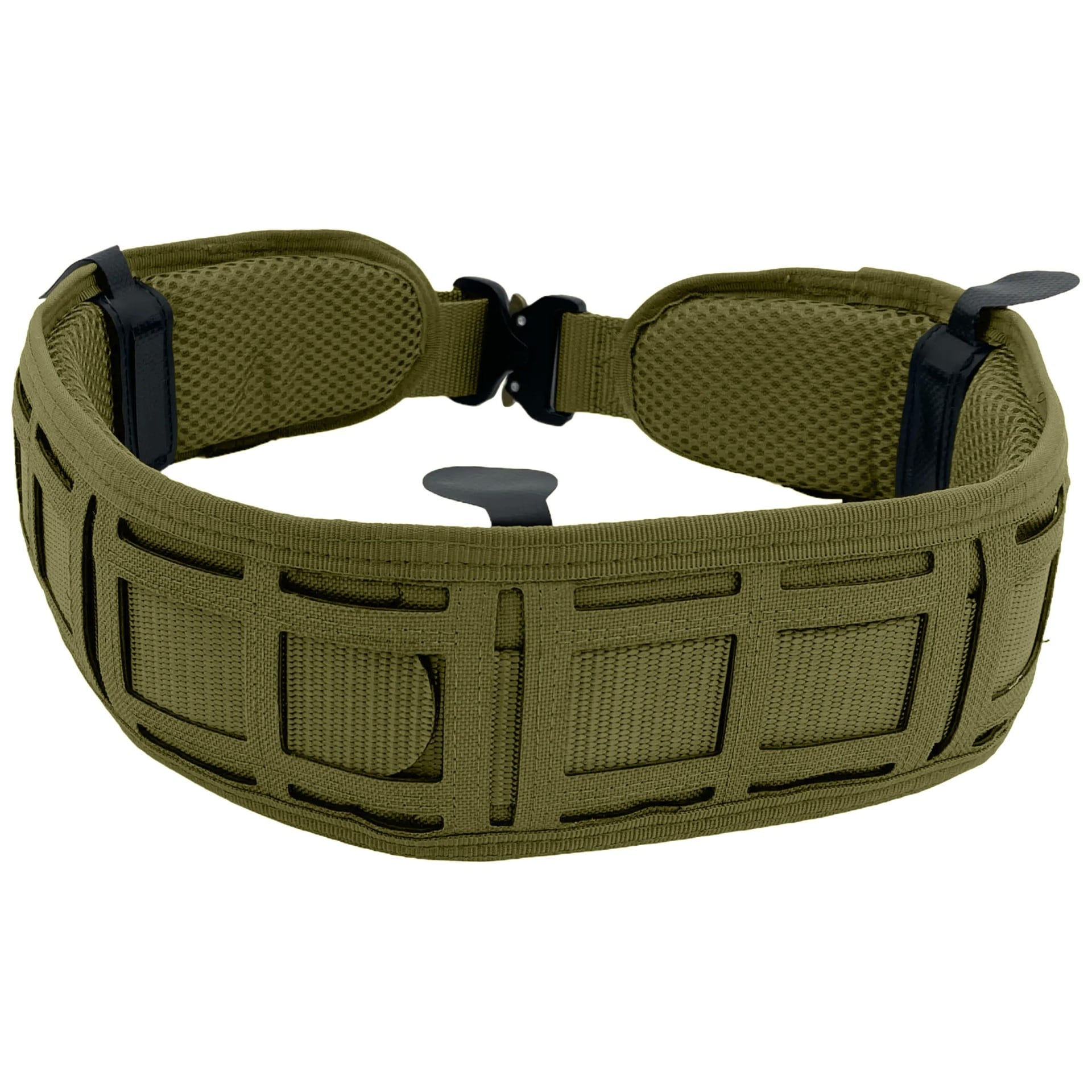 JB Tacticals MOLLE Laser Cut Shooting Belt - Green