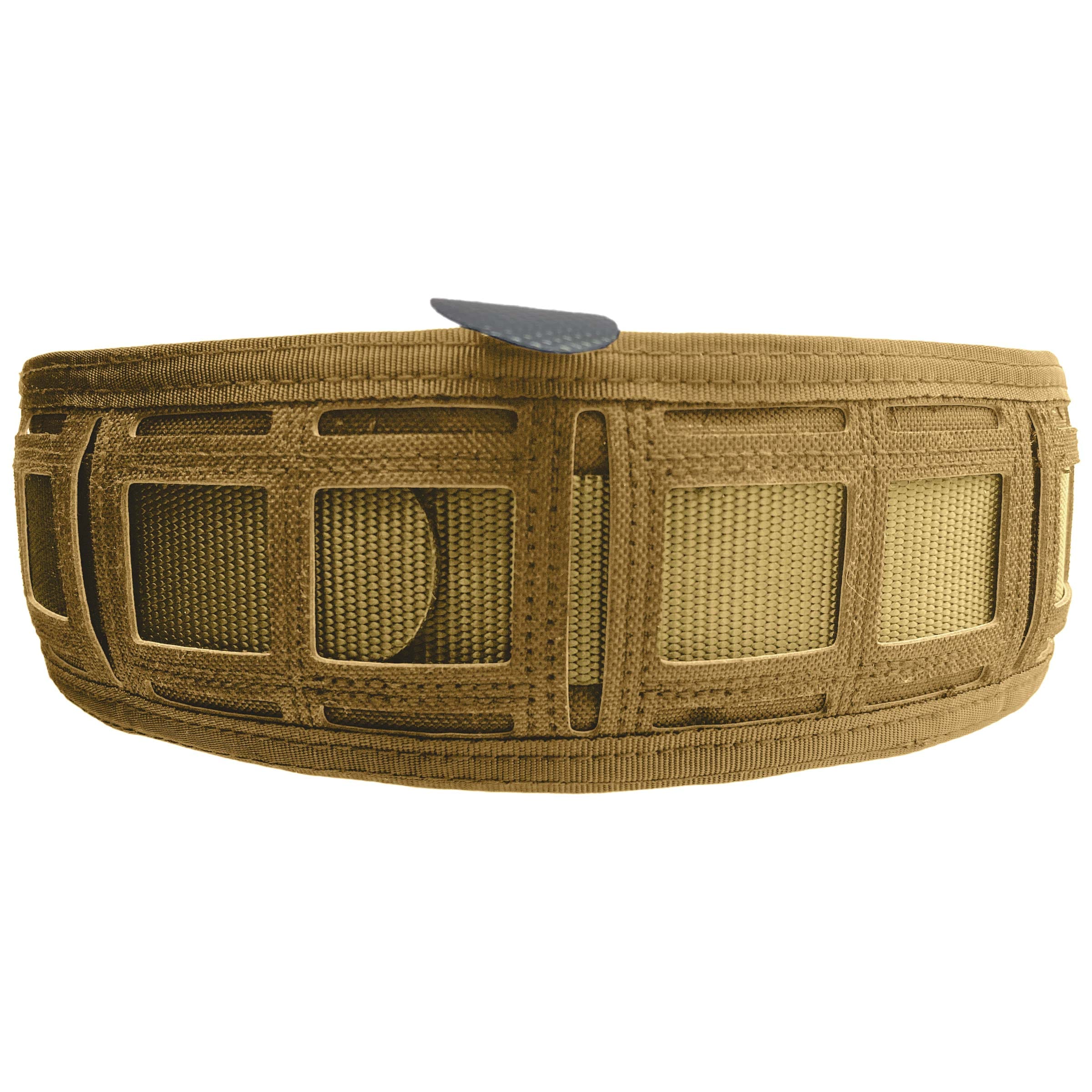 JB Tacticals MOLLE Laser Cut Shooting Belt - Coyote