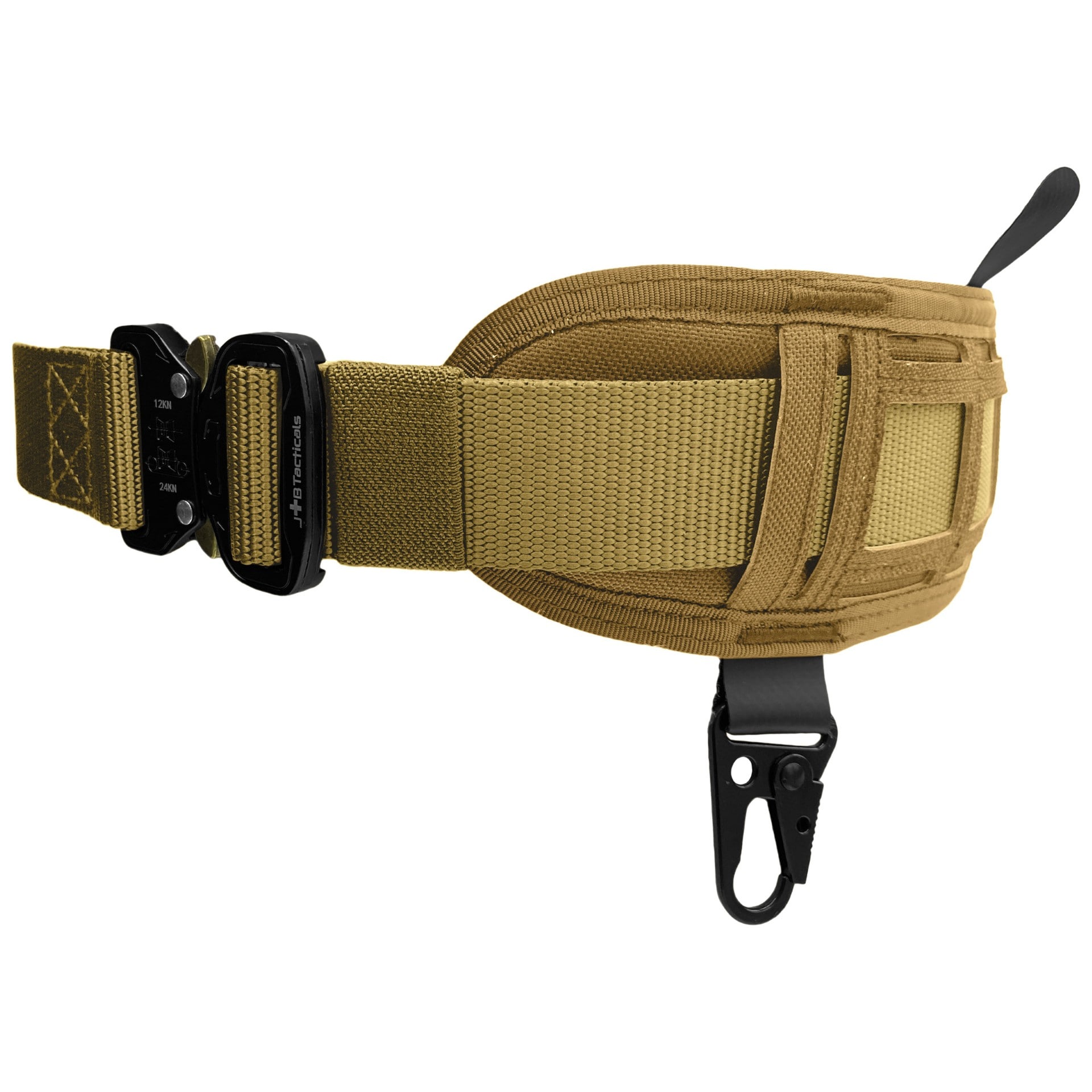 JB Tacticals MOLLE Laser Cut Shooting Belt - Coyote