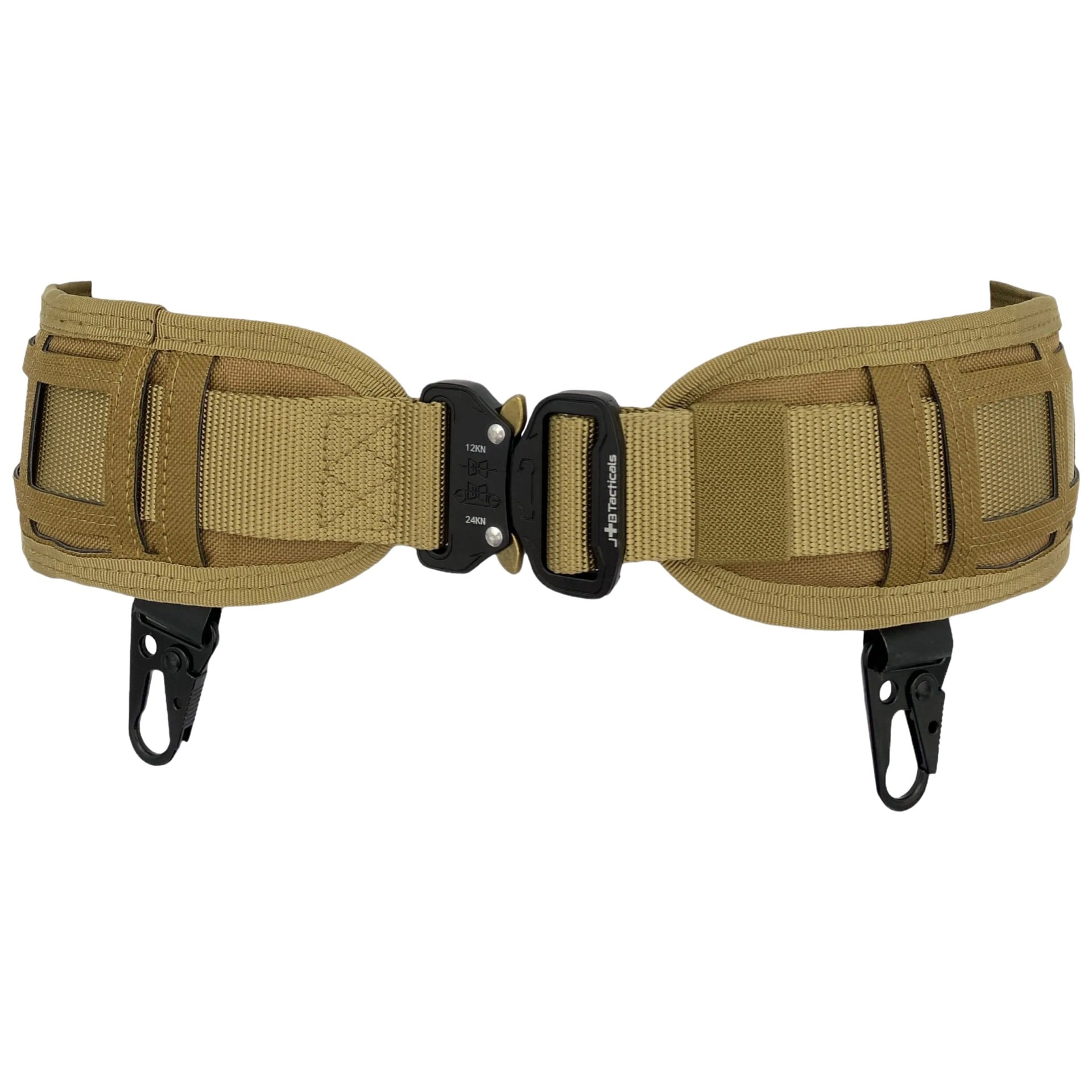 JB Tacticals MOLLE Laser Cut Shooting Belt - Coyote