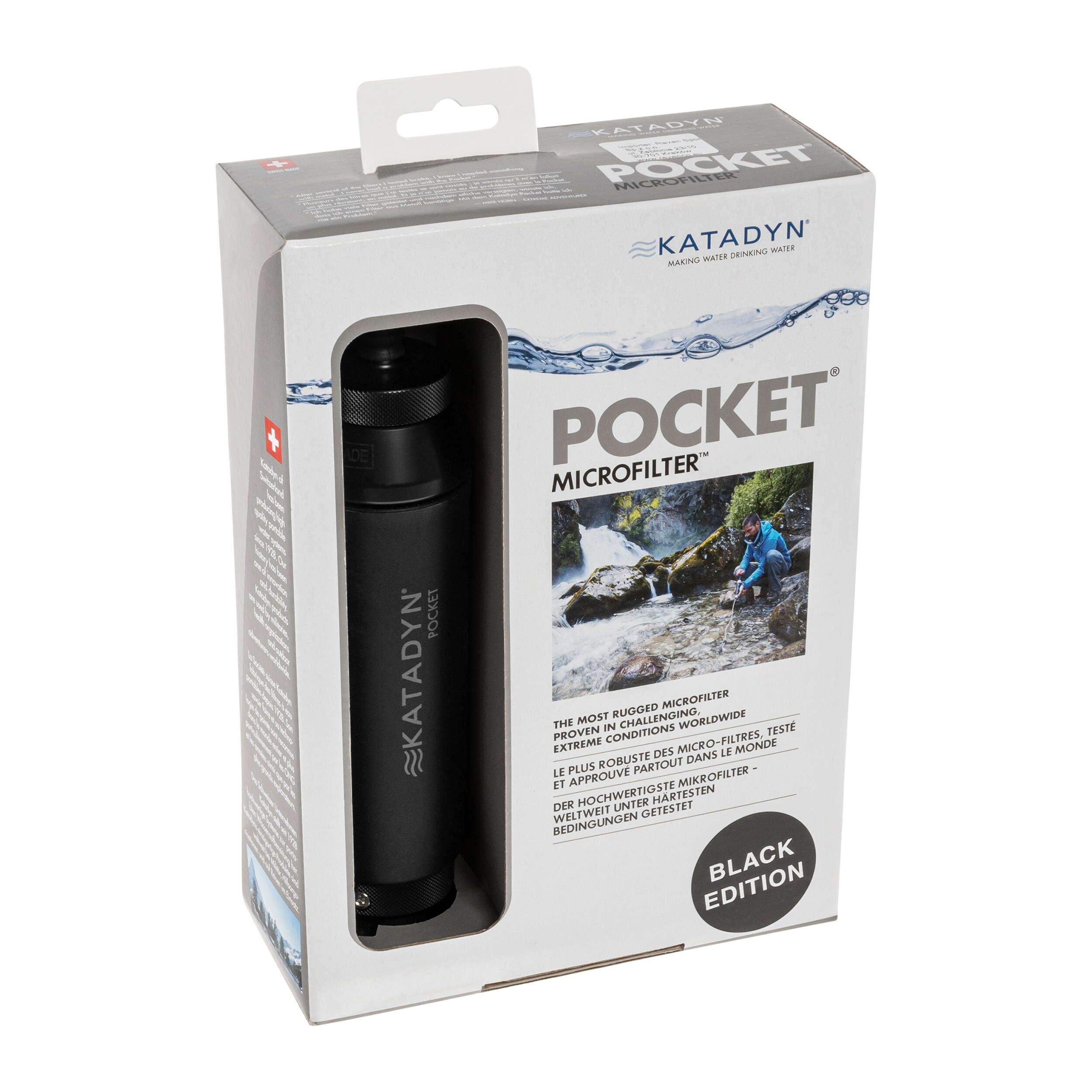 Katadyn Pocket Water Filter - Black Edition